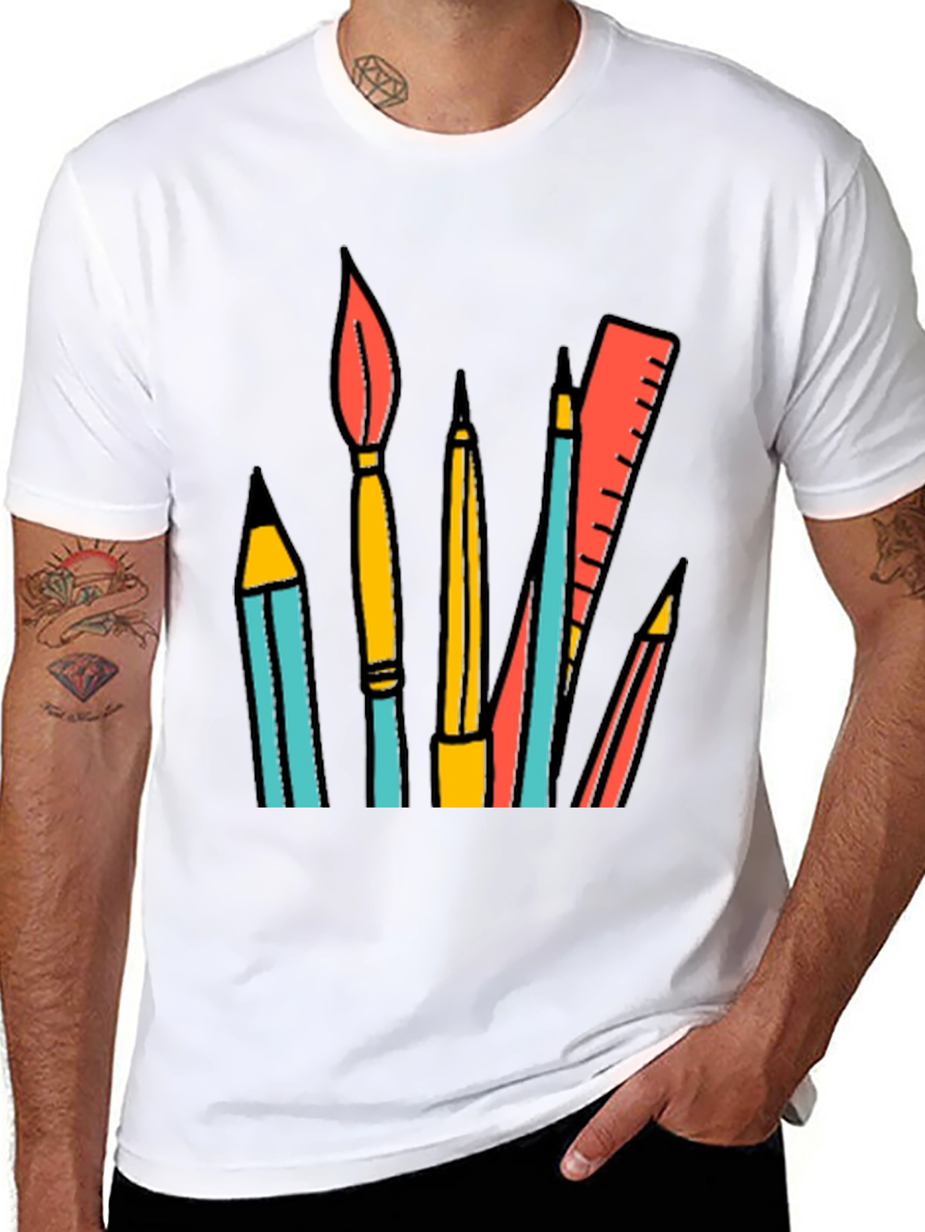 Art Supplies Graphic Tee
