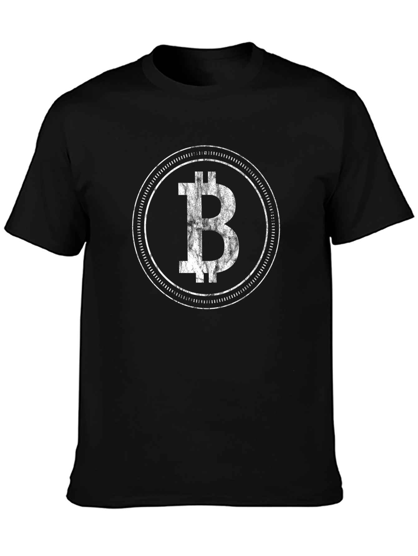 Bitcoin Logo Black T-Shirt - Crypto Currency Tee