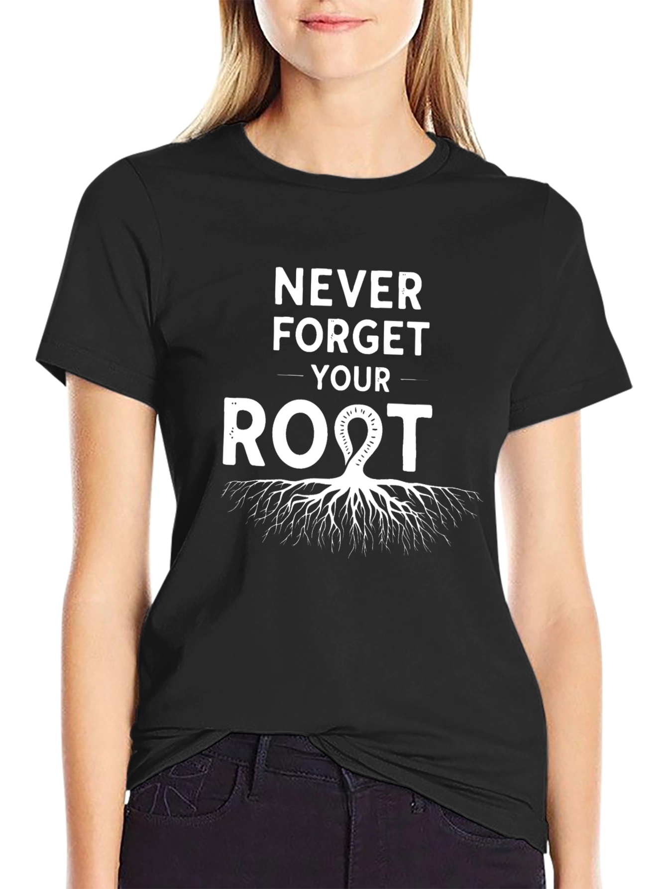 Never Forget Your Roots Graphic Tee