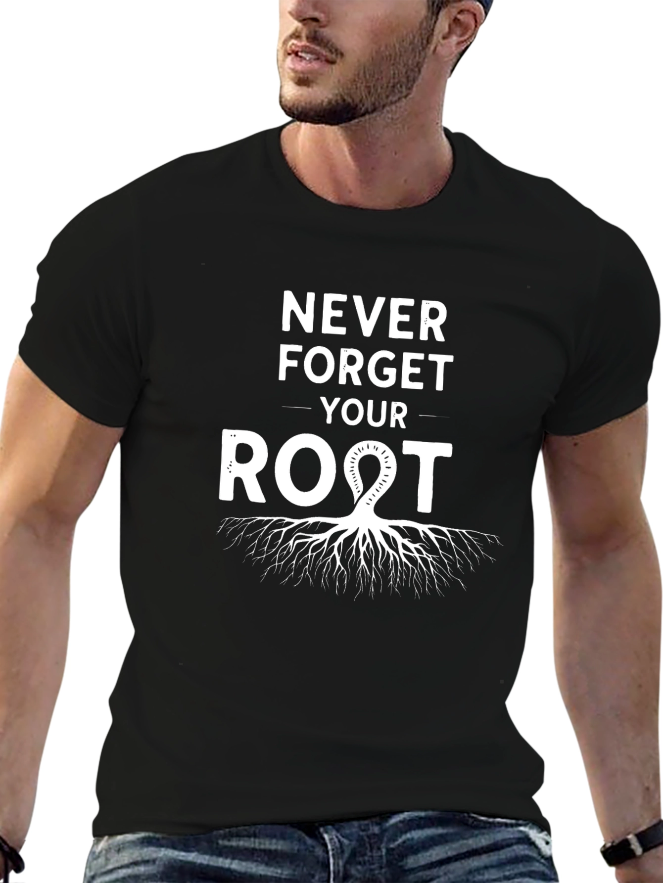 Never Forget Your Roots Graphic Tee