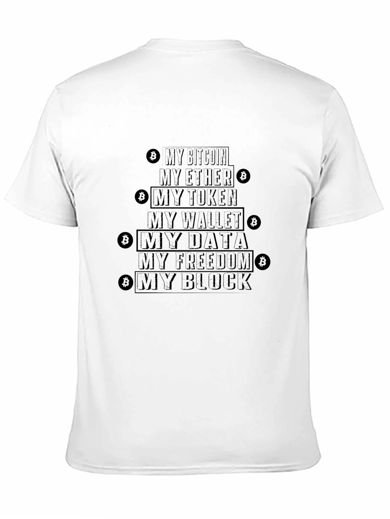 My Bitcoin Black Graphic Tee