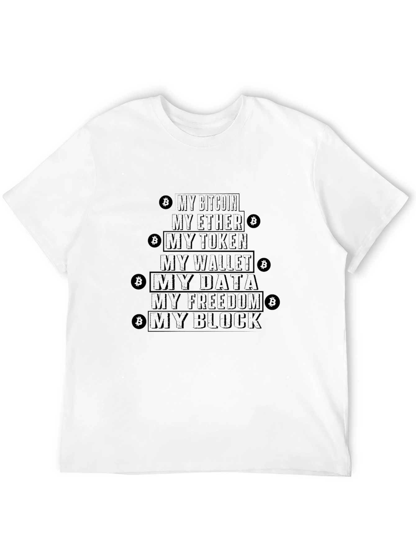 My Bitcoin Black Graphic Tee