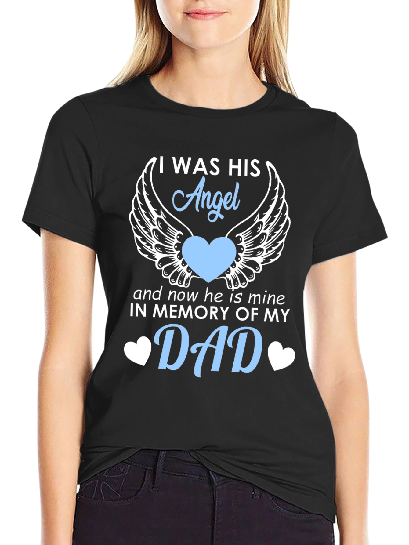 In Memory of My Dad Angel Wings T-Shirt