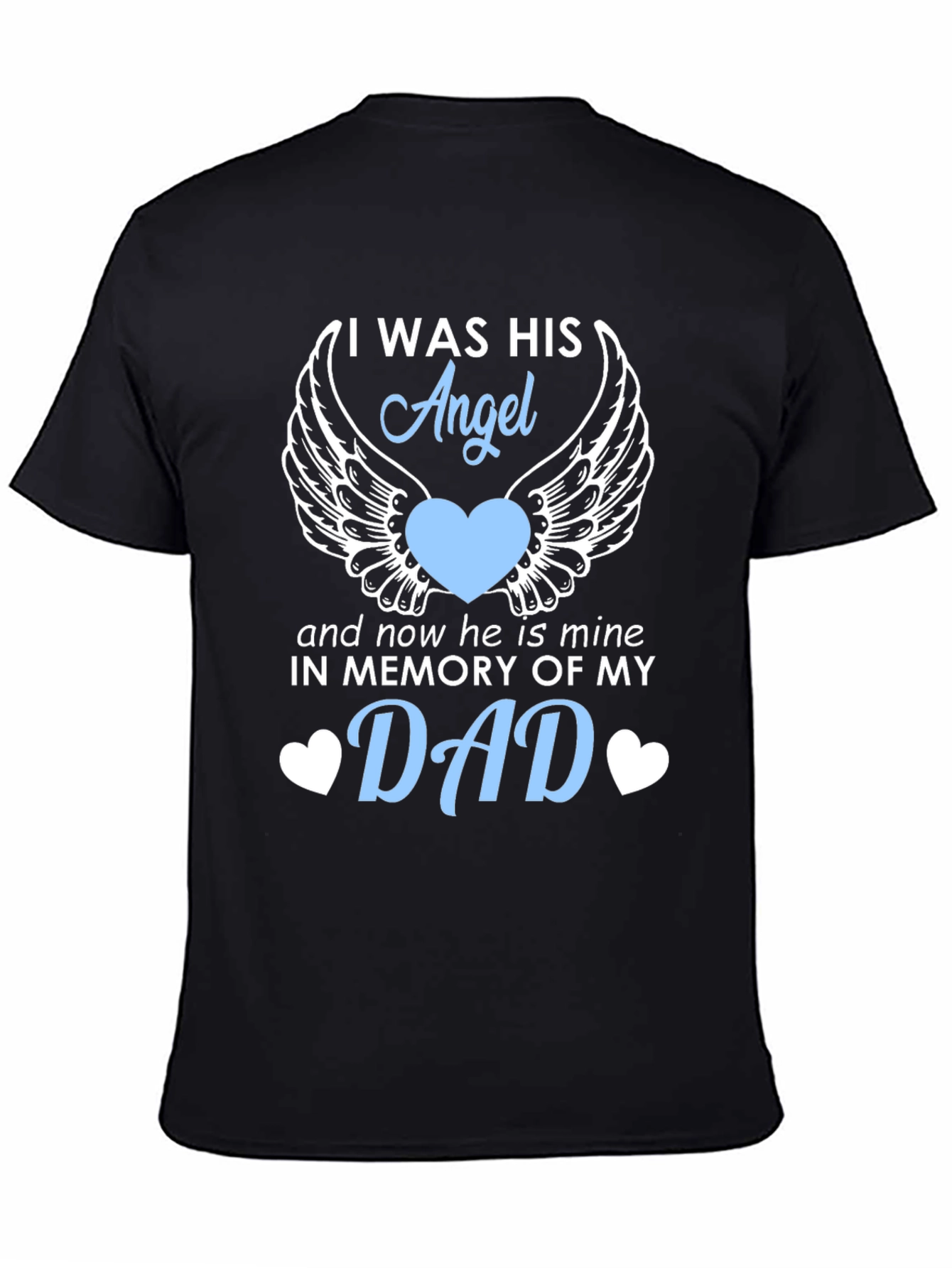 In Memory of My Dad Angel Wings T-Shirt