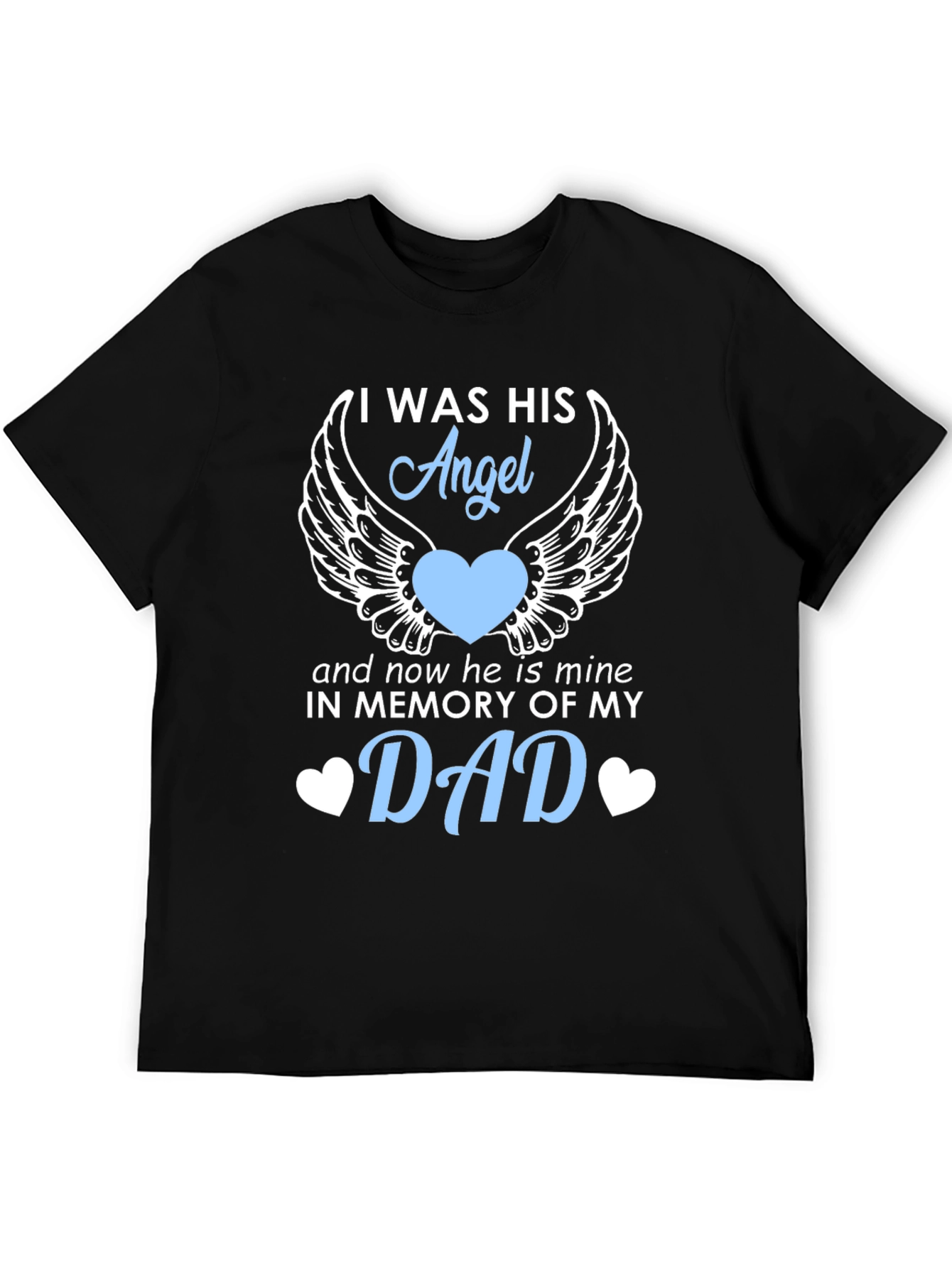 In Memory of My Dad Angel Wings T-Shirt