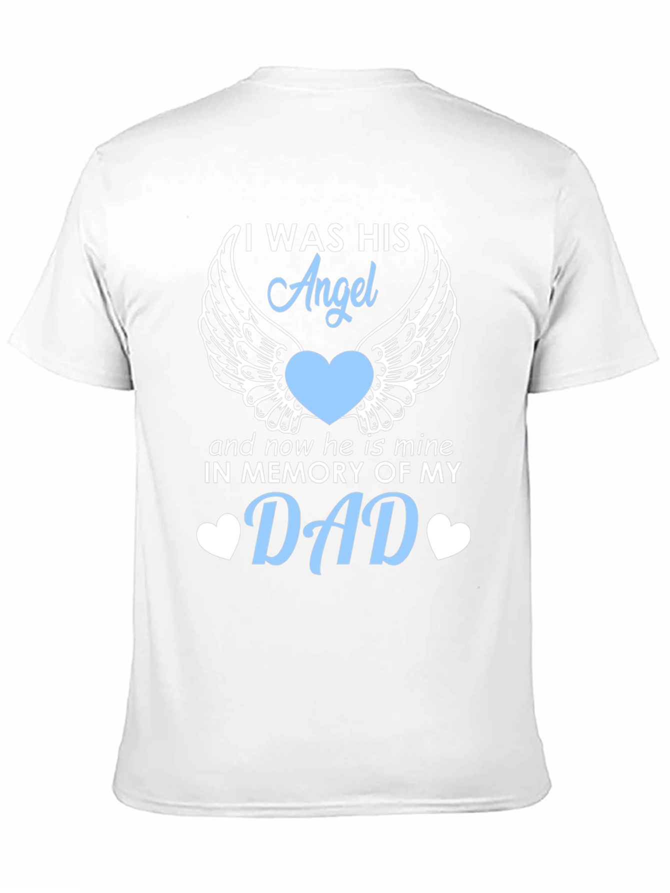 In Memory of My Dad Angel Wings T-Shirt