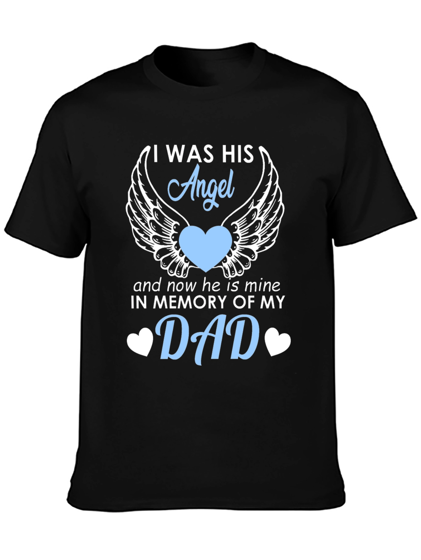 In Memory of My Dad Angel Wings T-Shirt