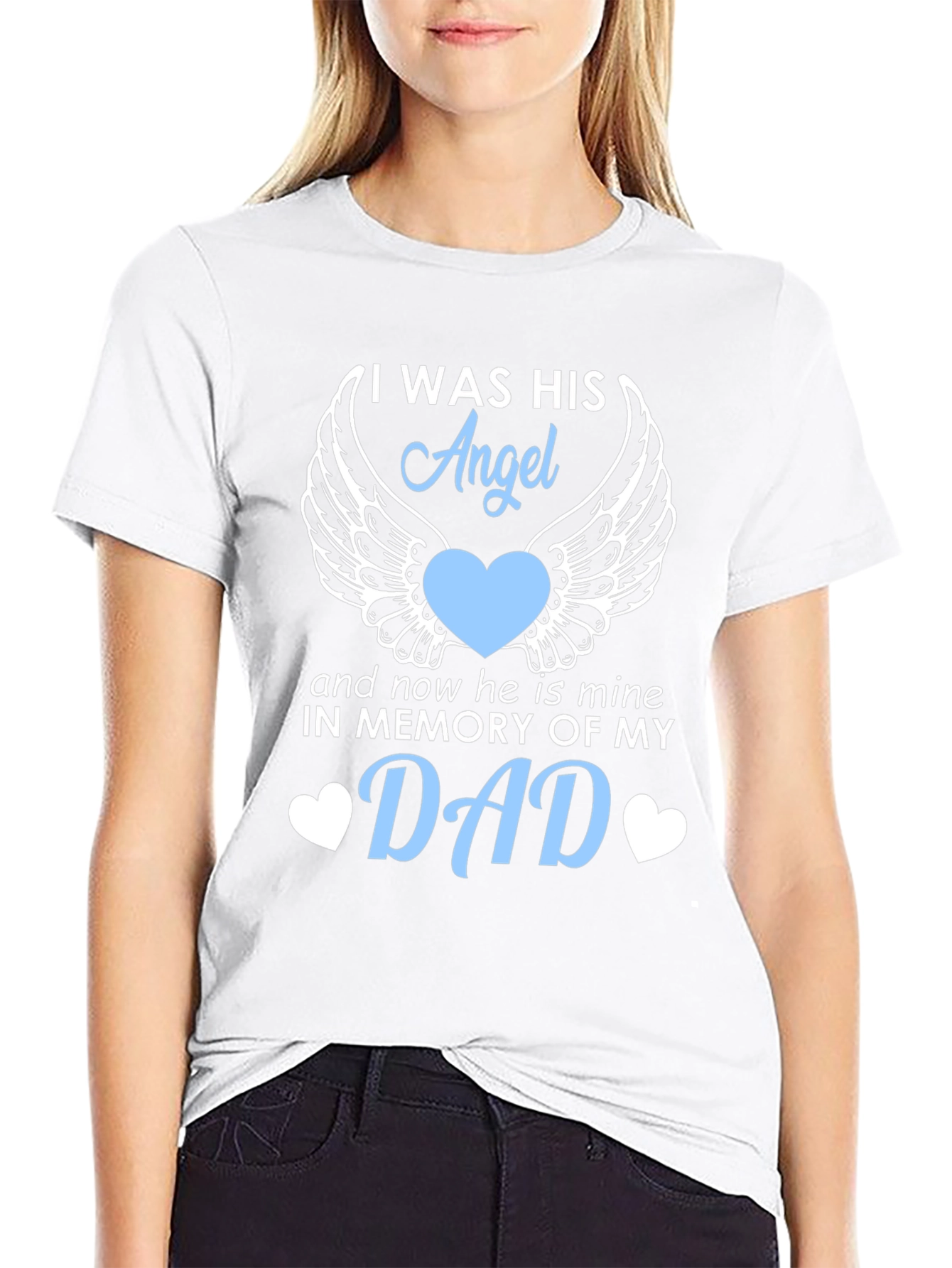 In Memory of My Dad Angel Wings T-Shirt