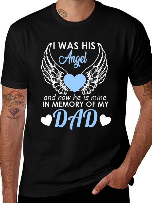 In Memory of My Dad Angel Wings T-Shirt
