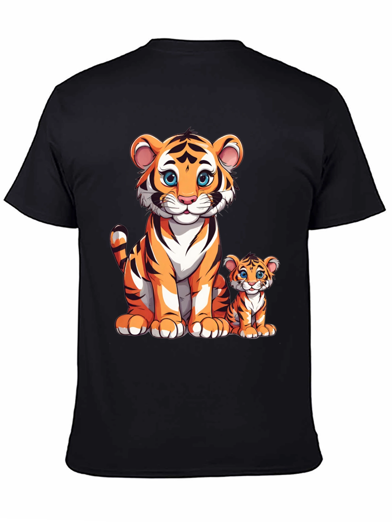 Cute Cartoon Tiger Family T-Shirt