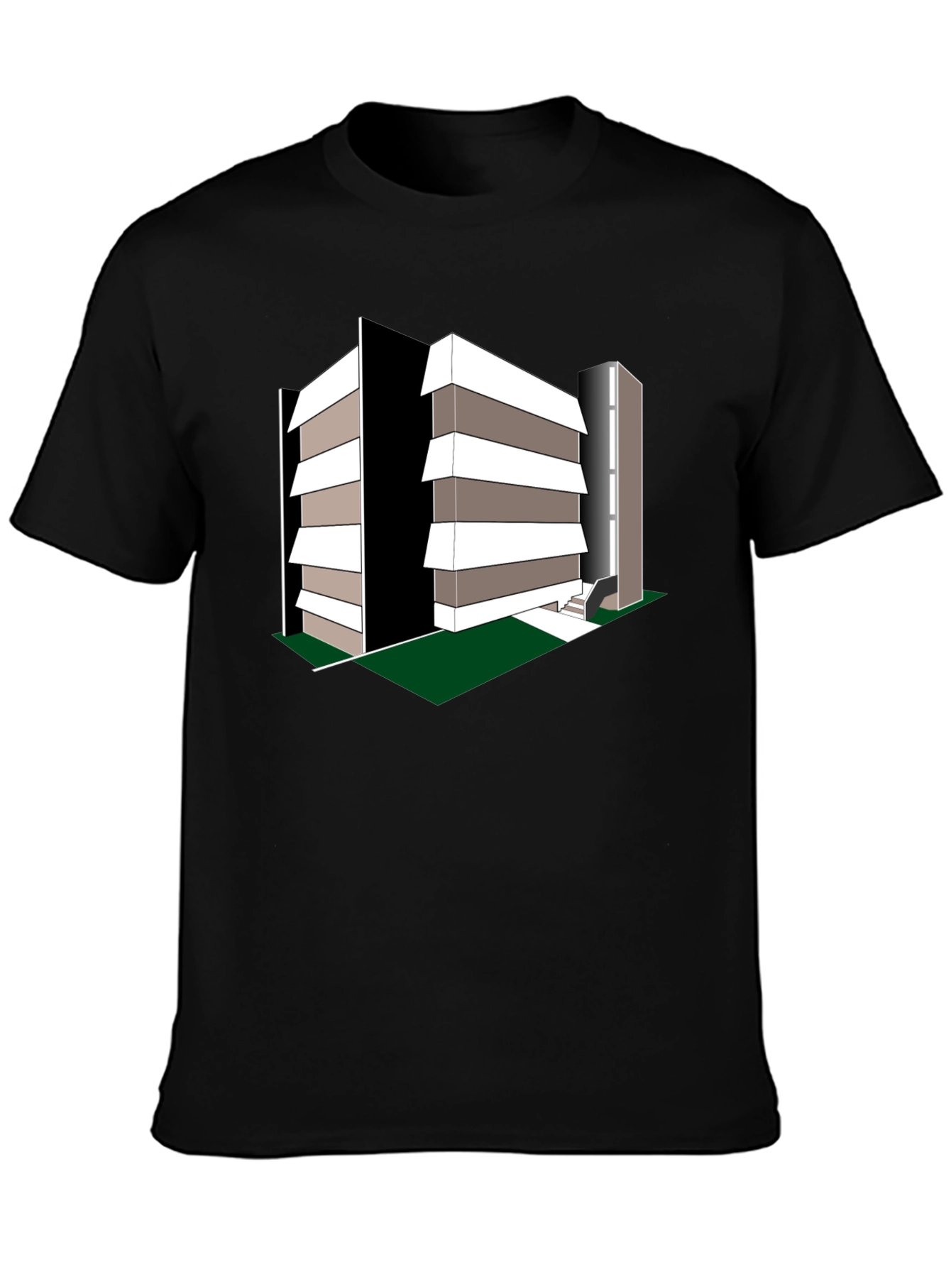 Modern Architecture Print T-Shirt