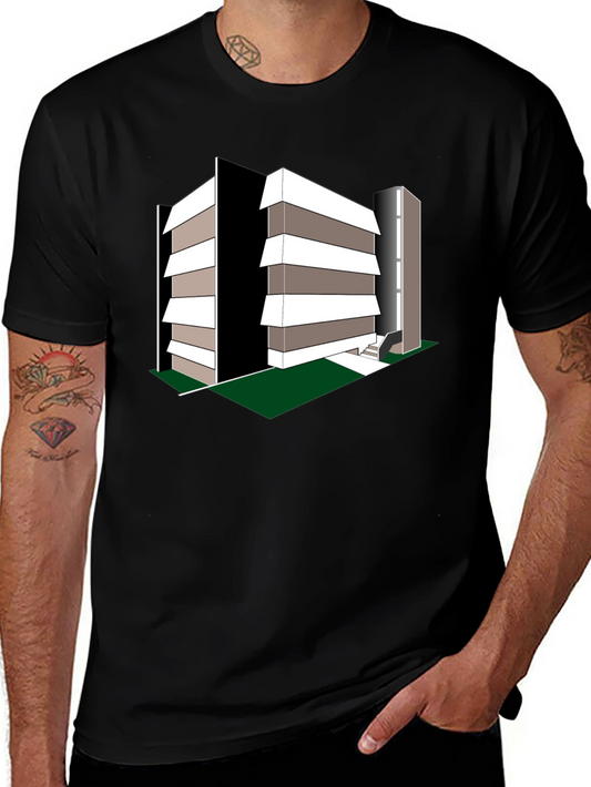 Modern Architecture Print T-Shirt