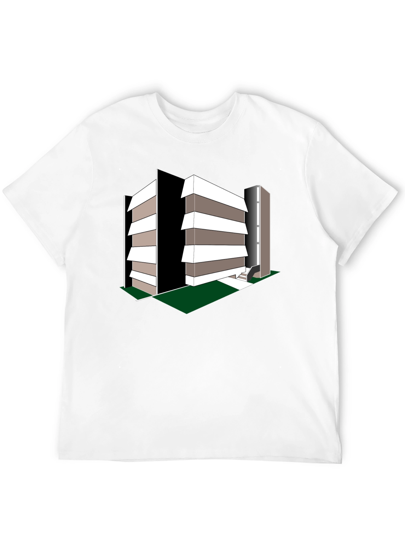 Modern Architecture Print T-Shirt