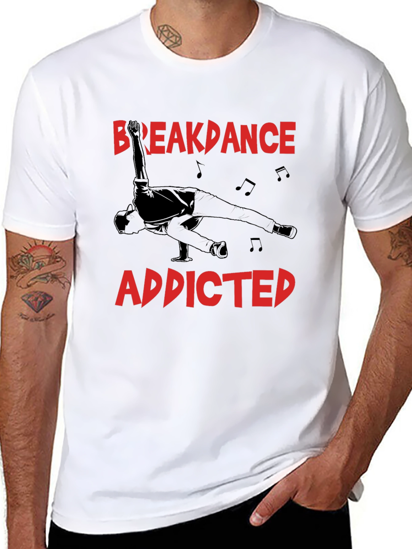 Breakdance Addicted Black T-Shirt