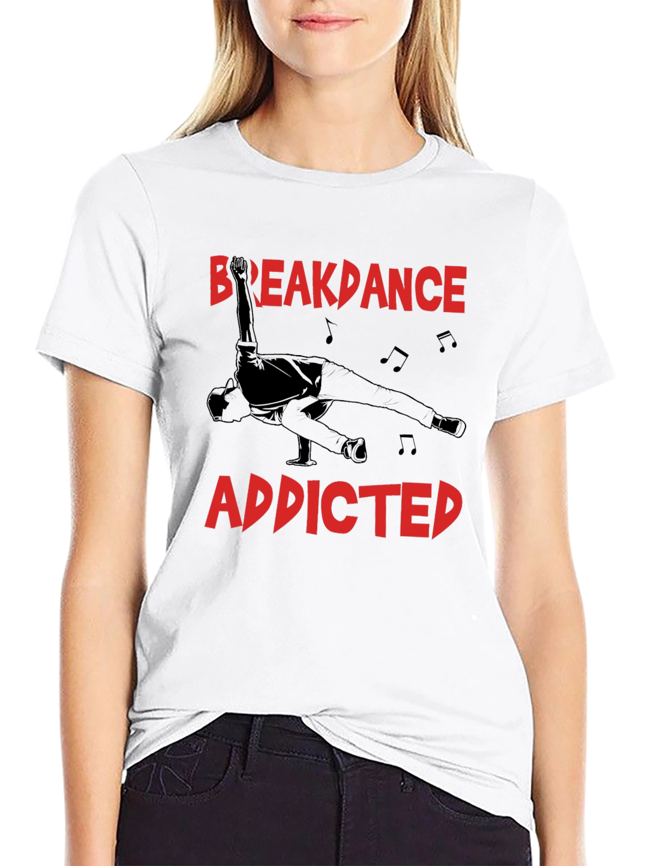 Breakdance Addicted Black T-Shirt