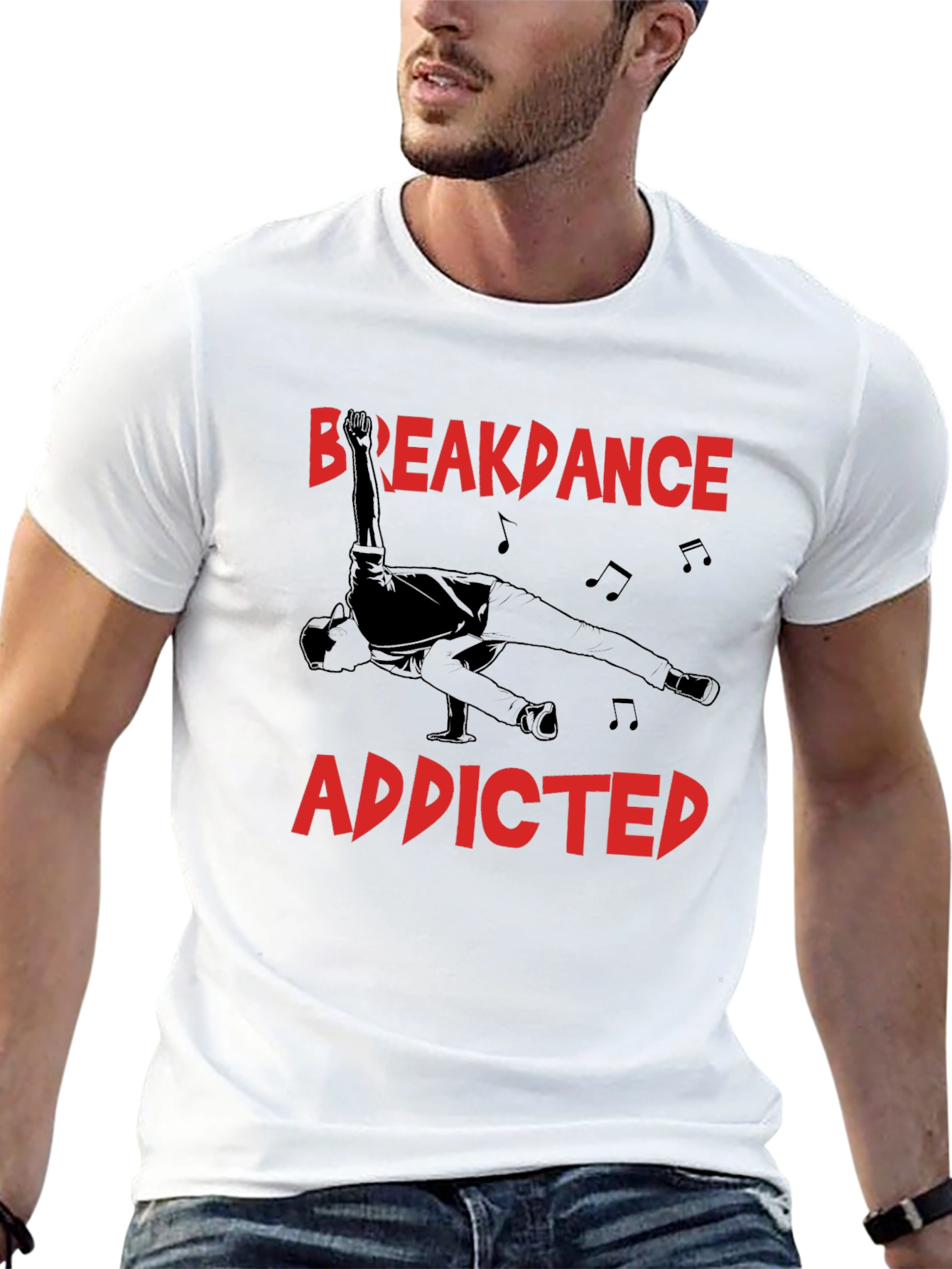 Breakdance Addicted Black T-Shirt