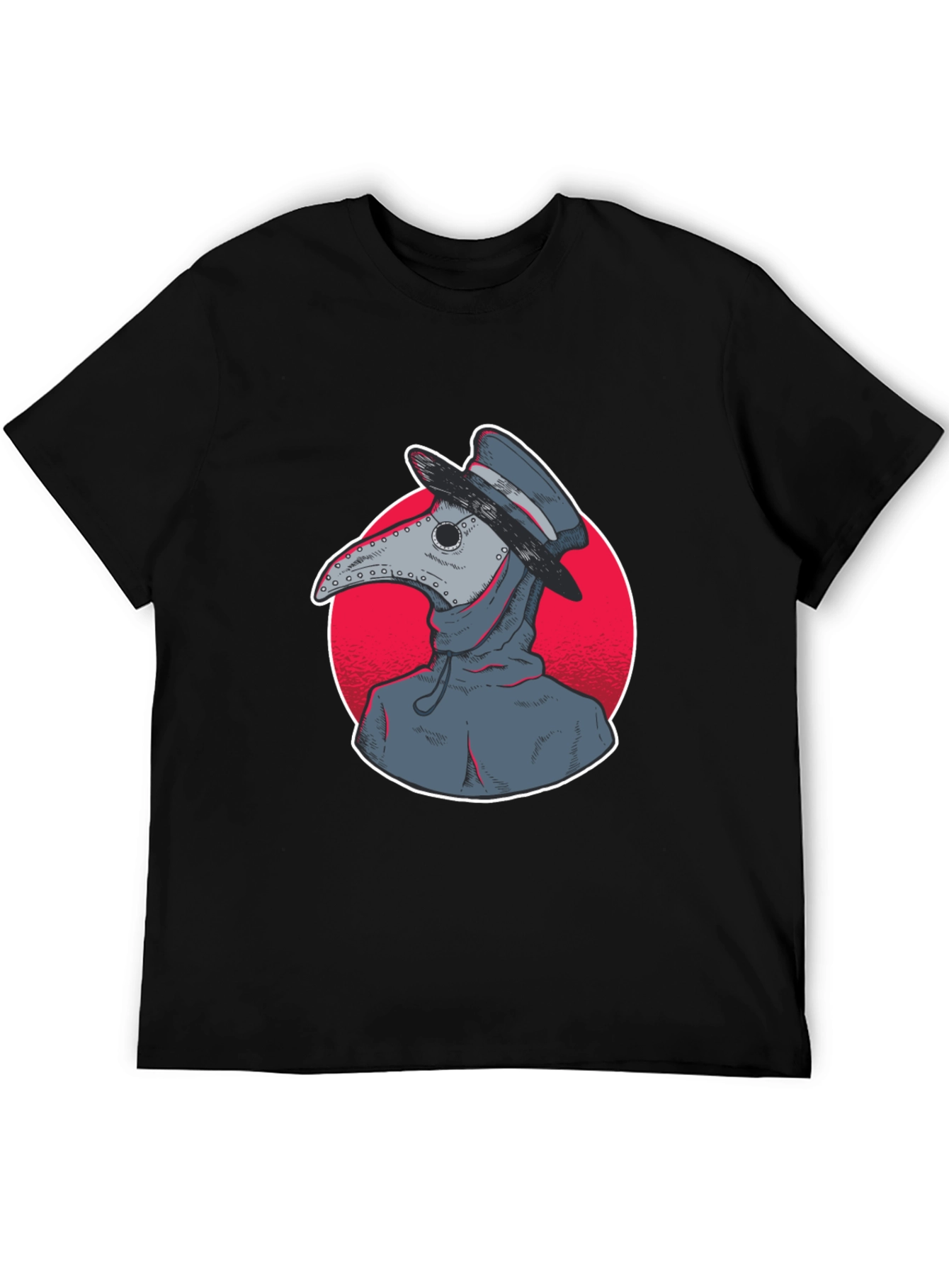 Plague Doctor Graphic Tee - Unique Design