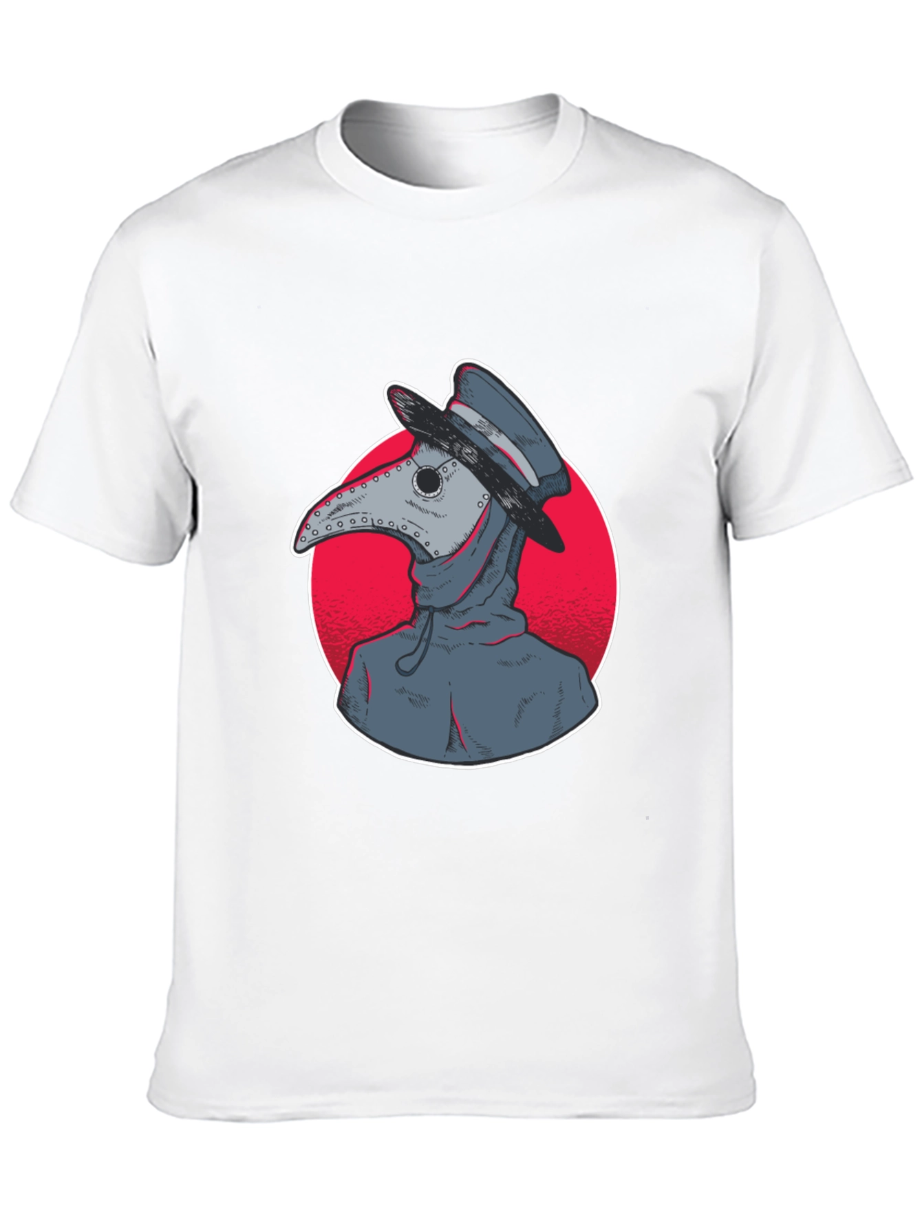 Plague Doctor Graphic Tee - Unique Design
