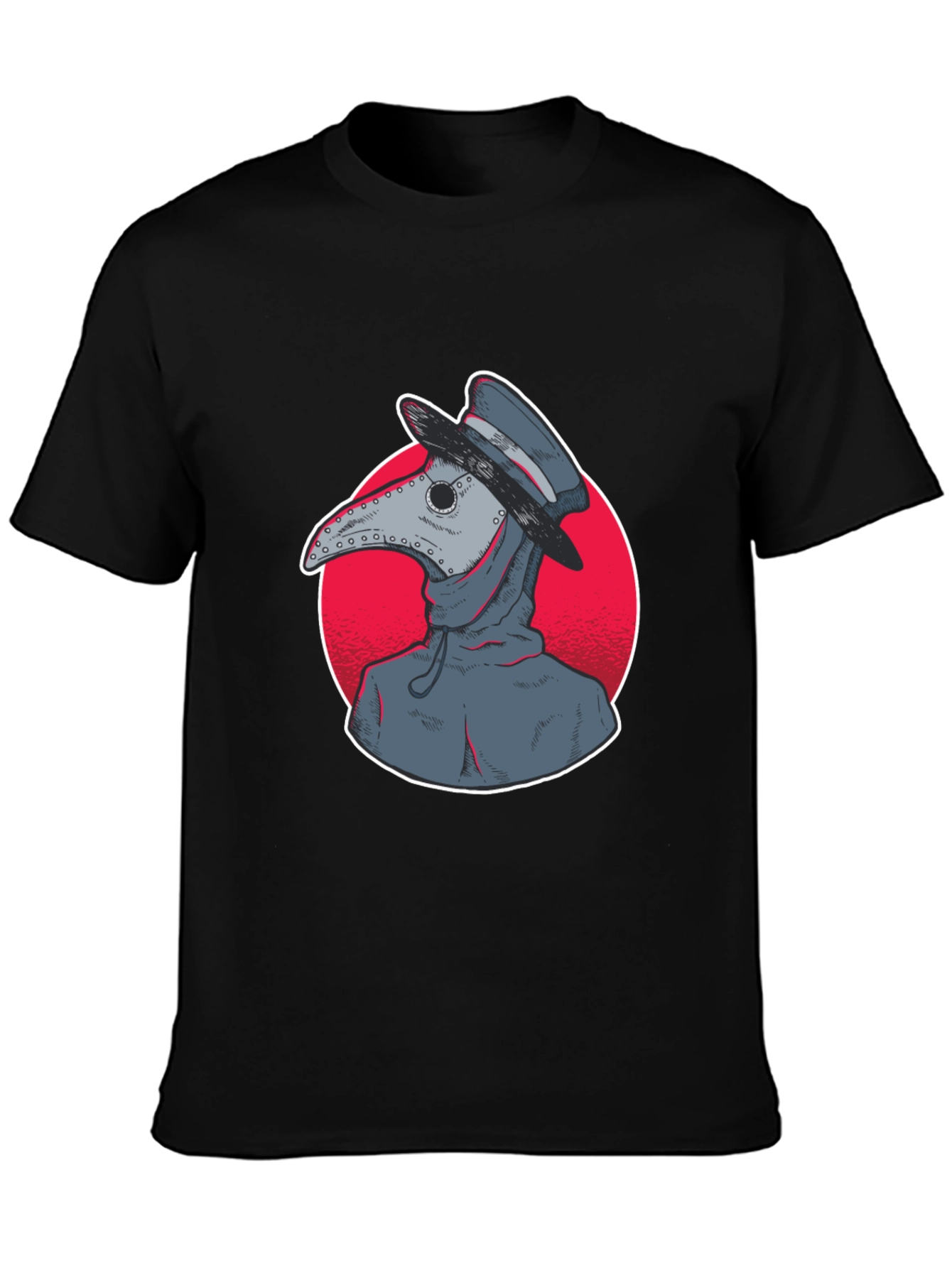 Plague Doctor Graphic Tee - Unique Design