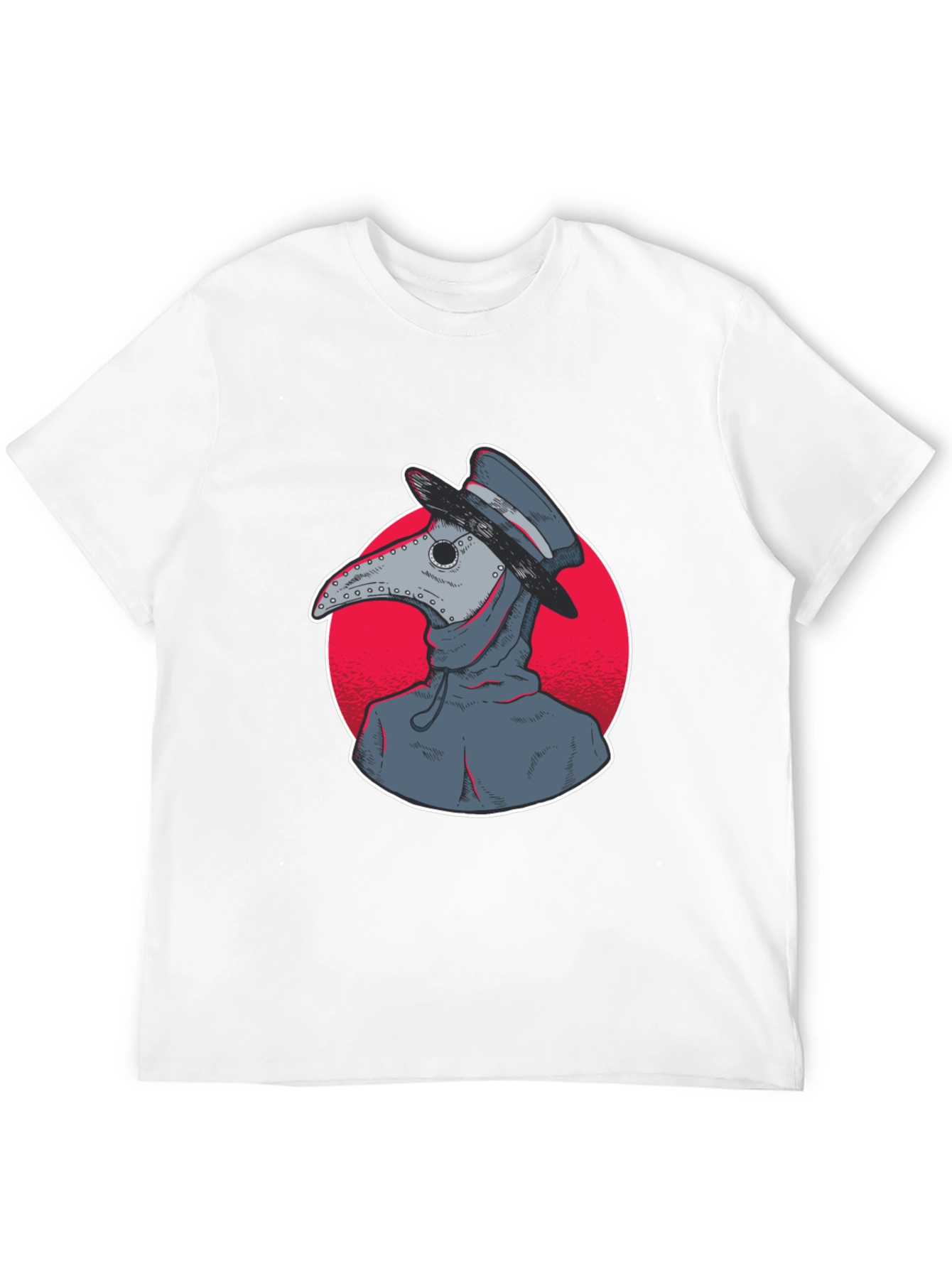 Plague Doctor Graphic Tee - Unique Design