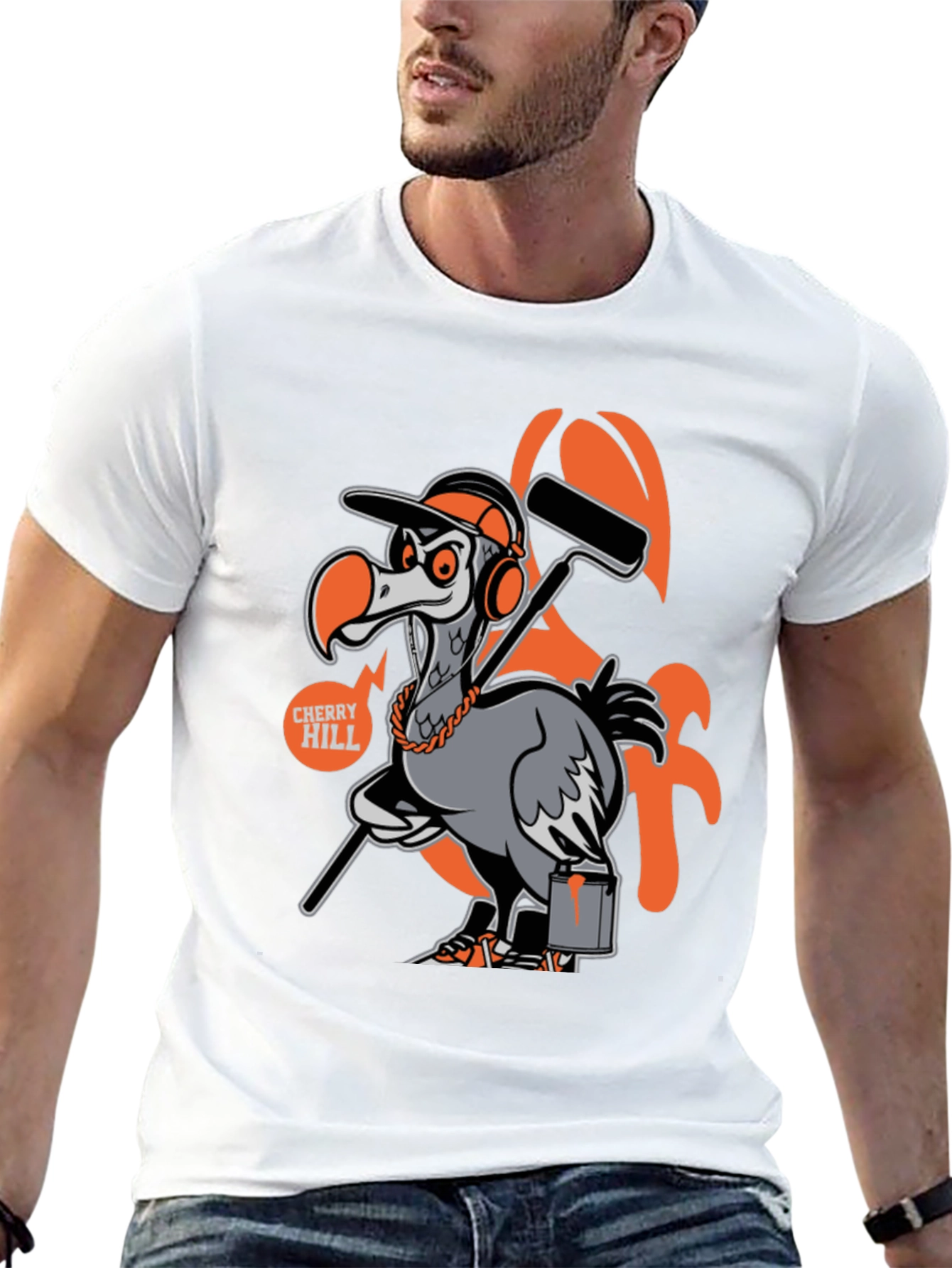 Cherry Hill Dodo Painter T-Shirt - Unique Graphic Tee