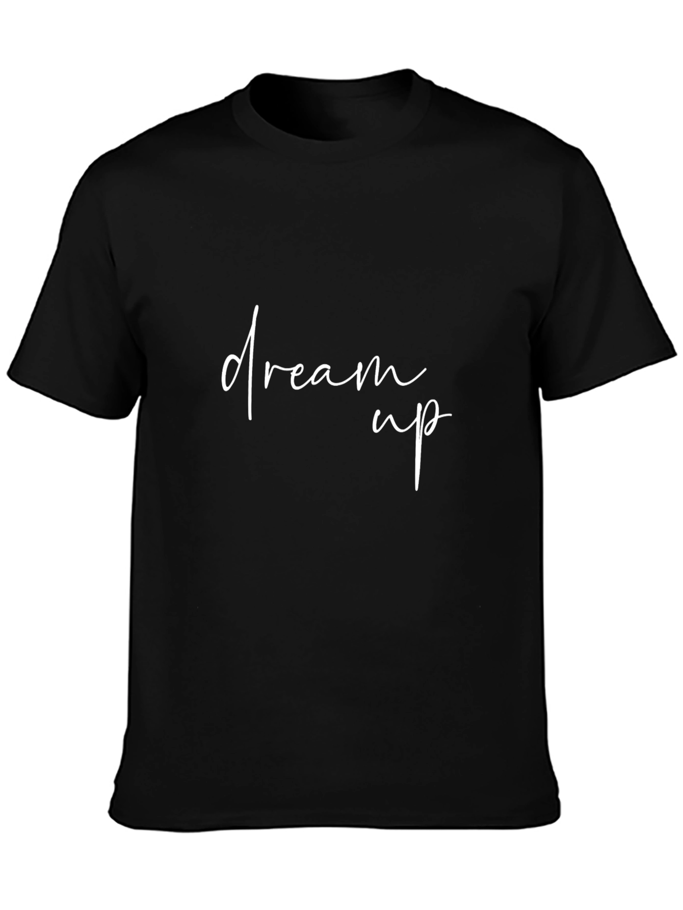 Dream Up Graphic Tee - Black Casual T-Shirt
