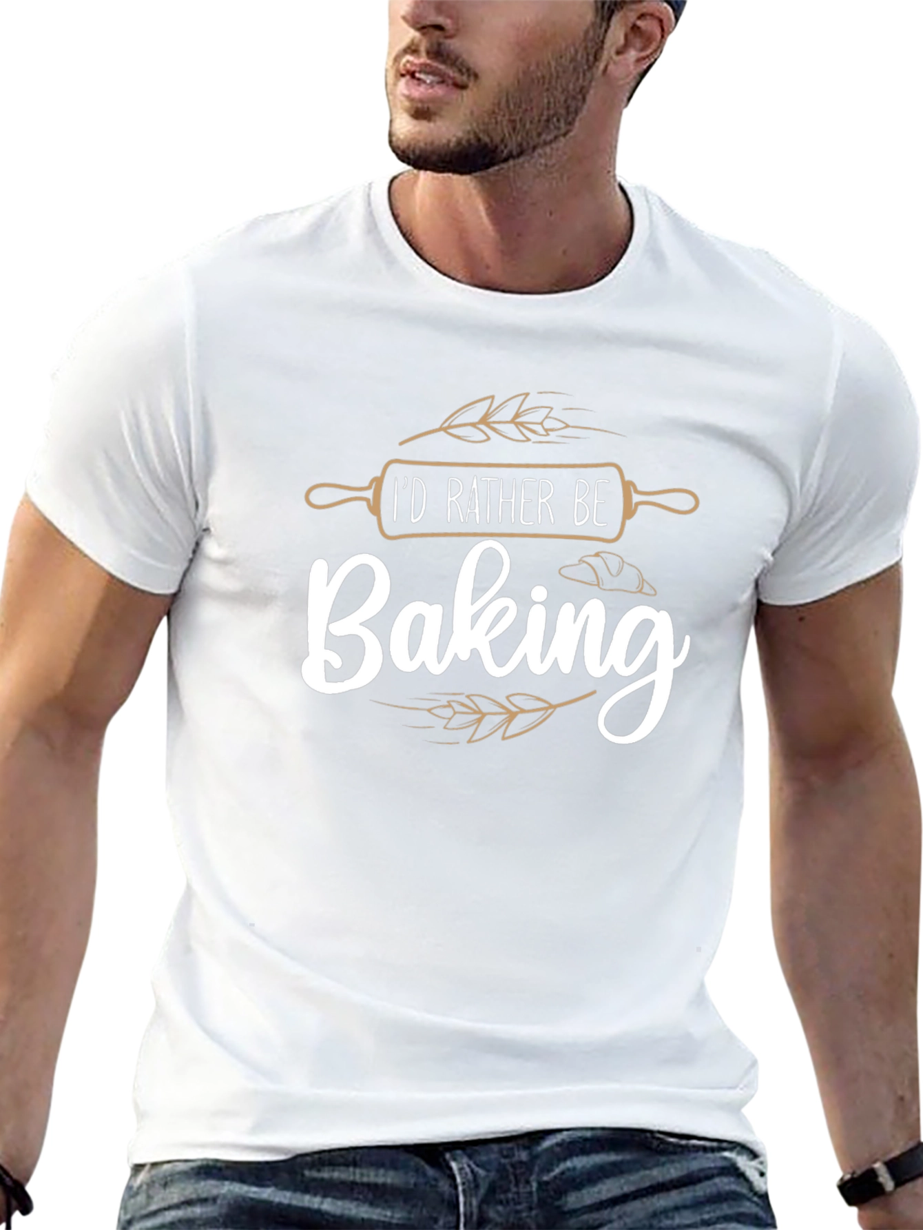 Baking Enthusiast T-Shirt - Id Rather Be Baking