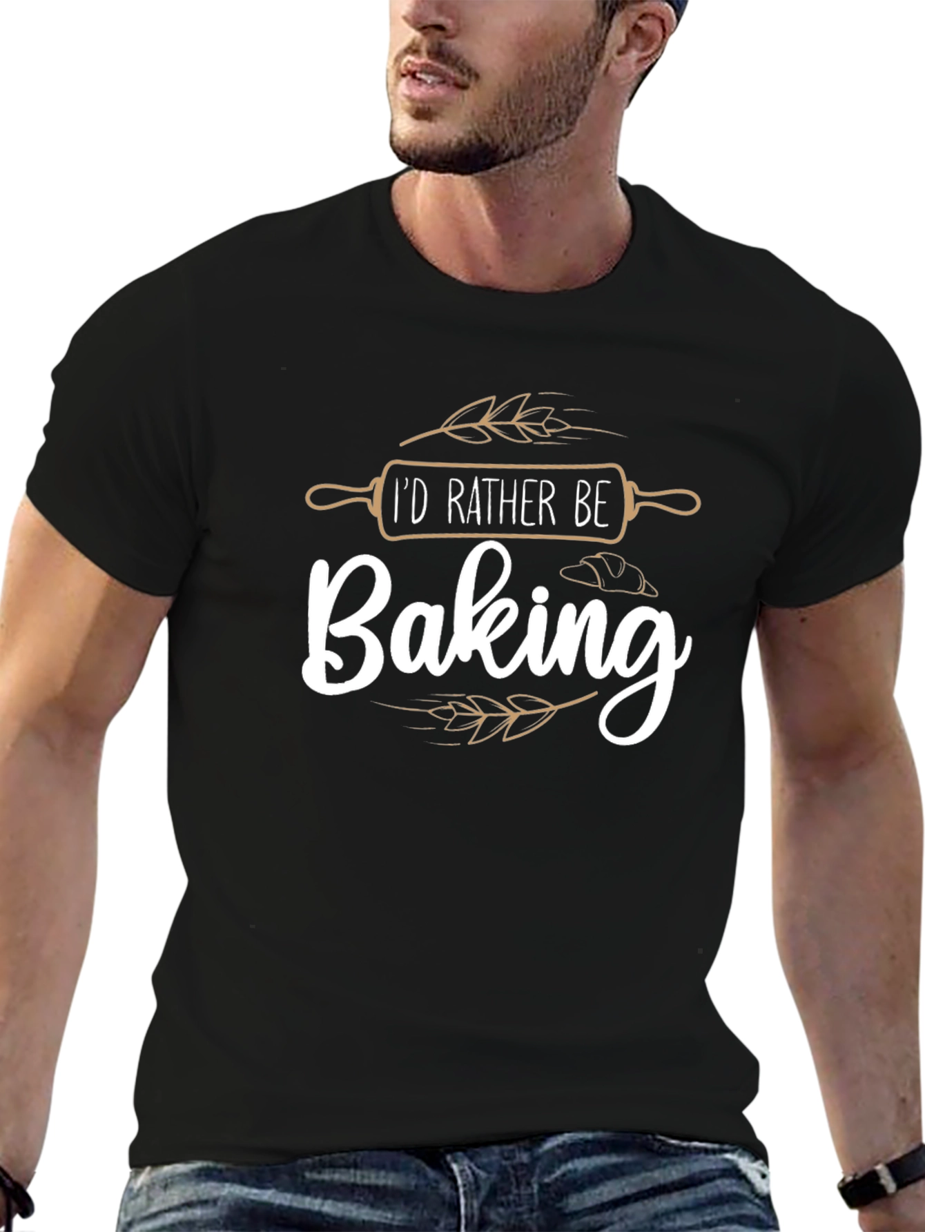Baking Enthusiast T-Shirt - Id Rather Be Baking