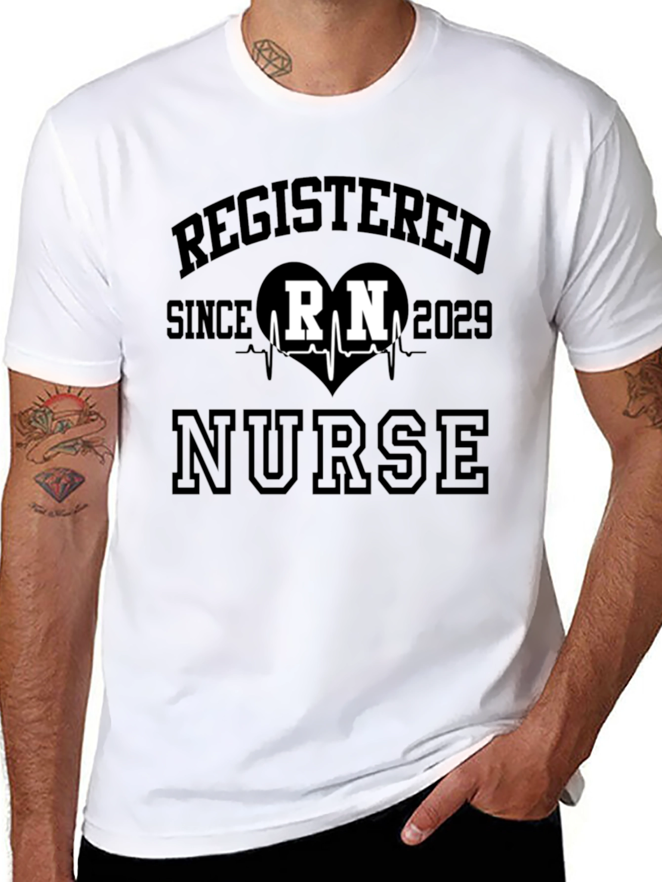 Registered Nurse RN Since 2029 Graphic T-Shirt