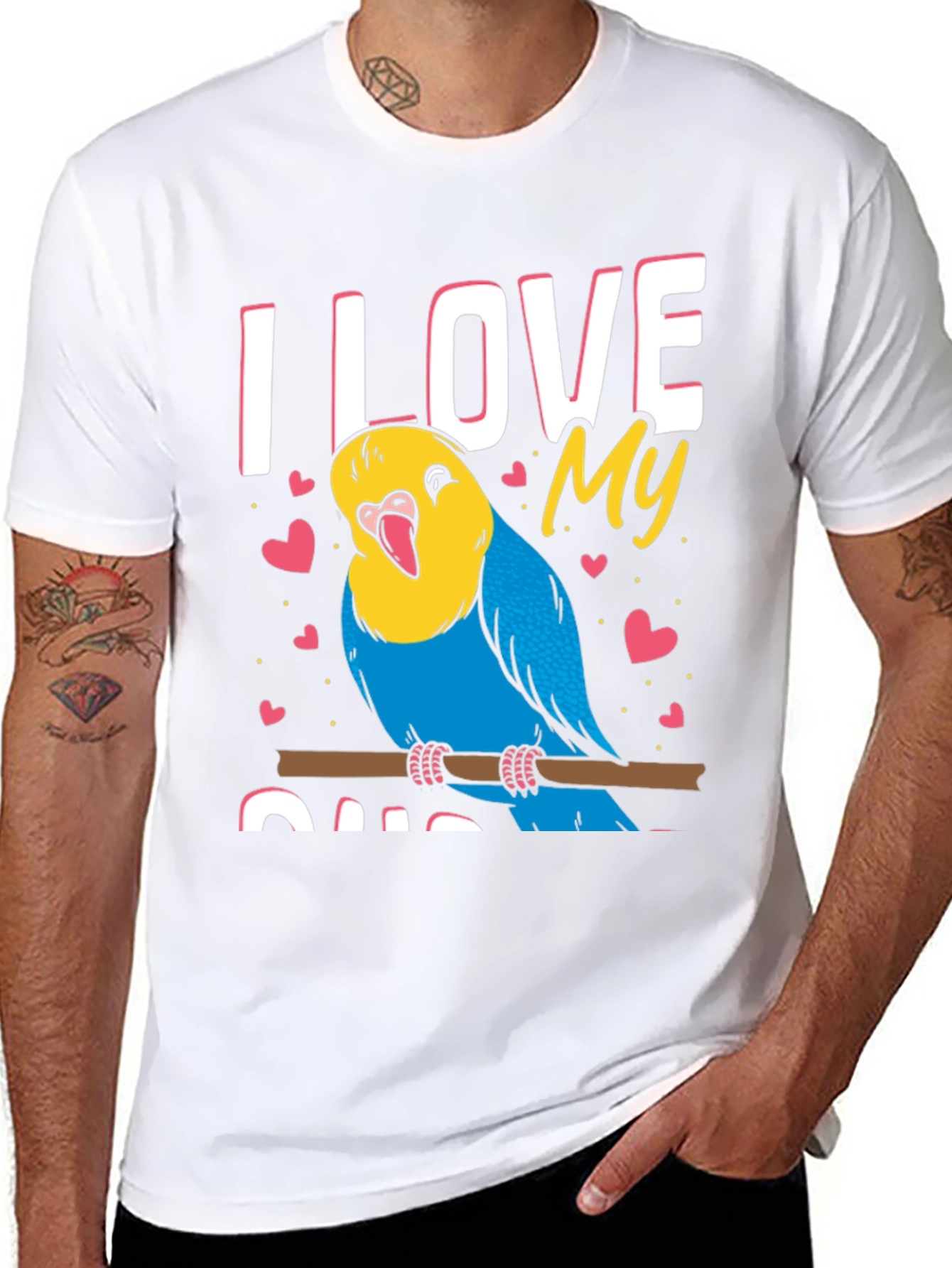 I Love My Bird T-Shirt