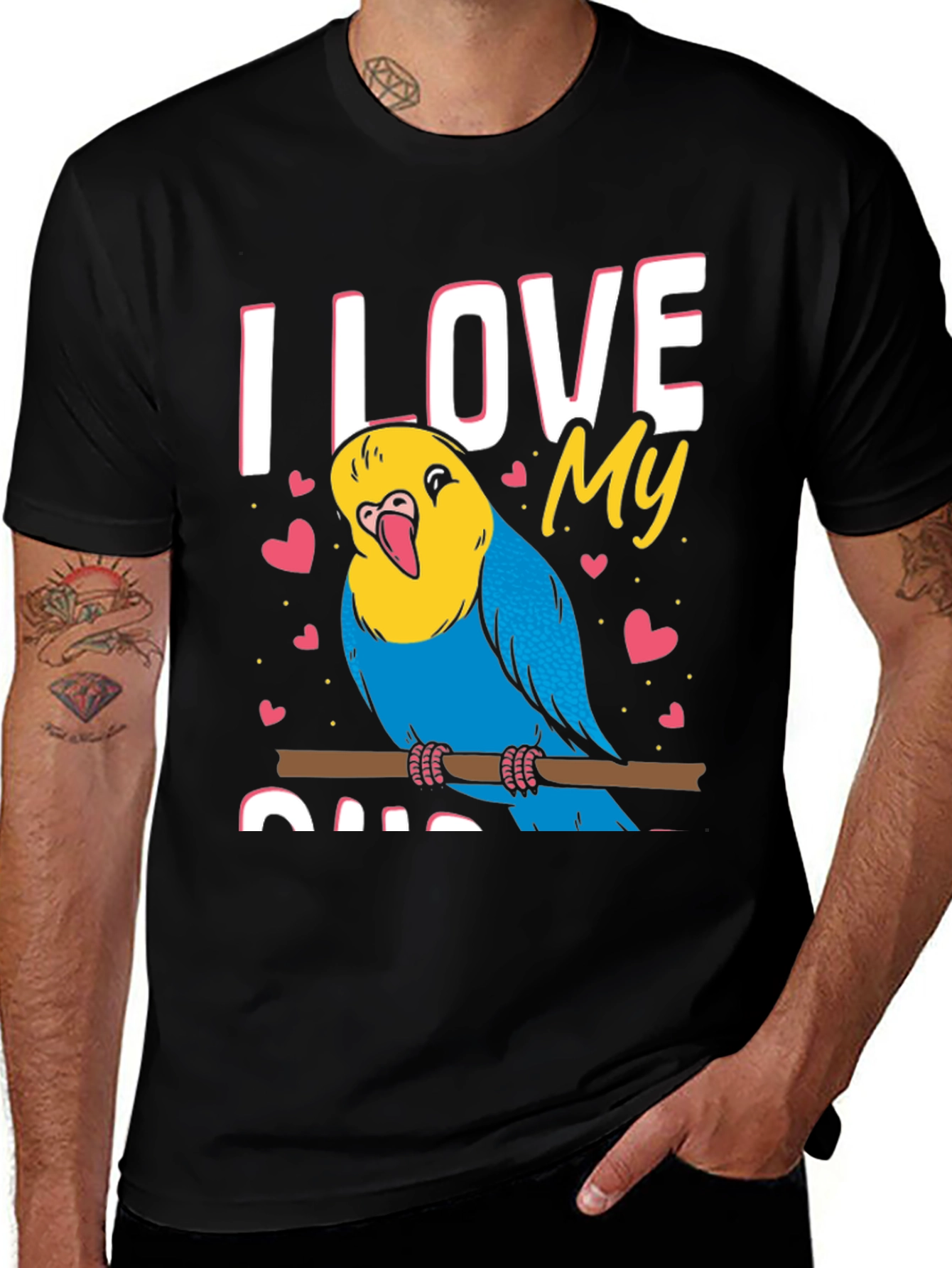 I Love My Bird T-Shirt