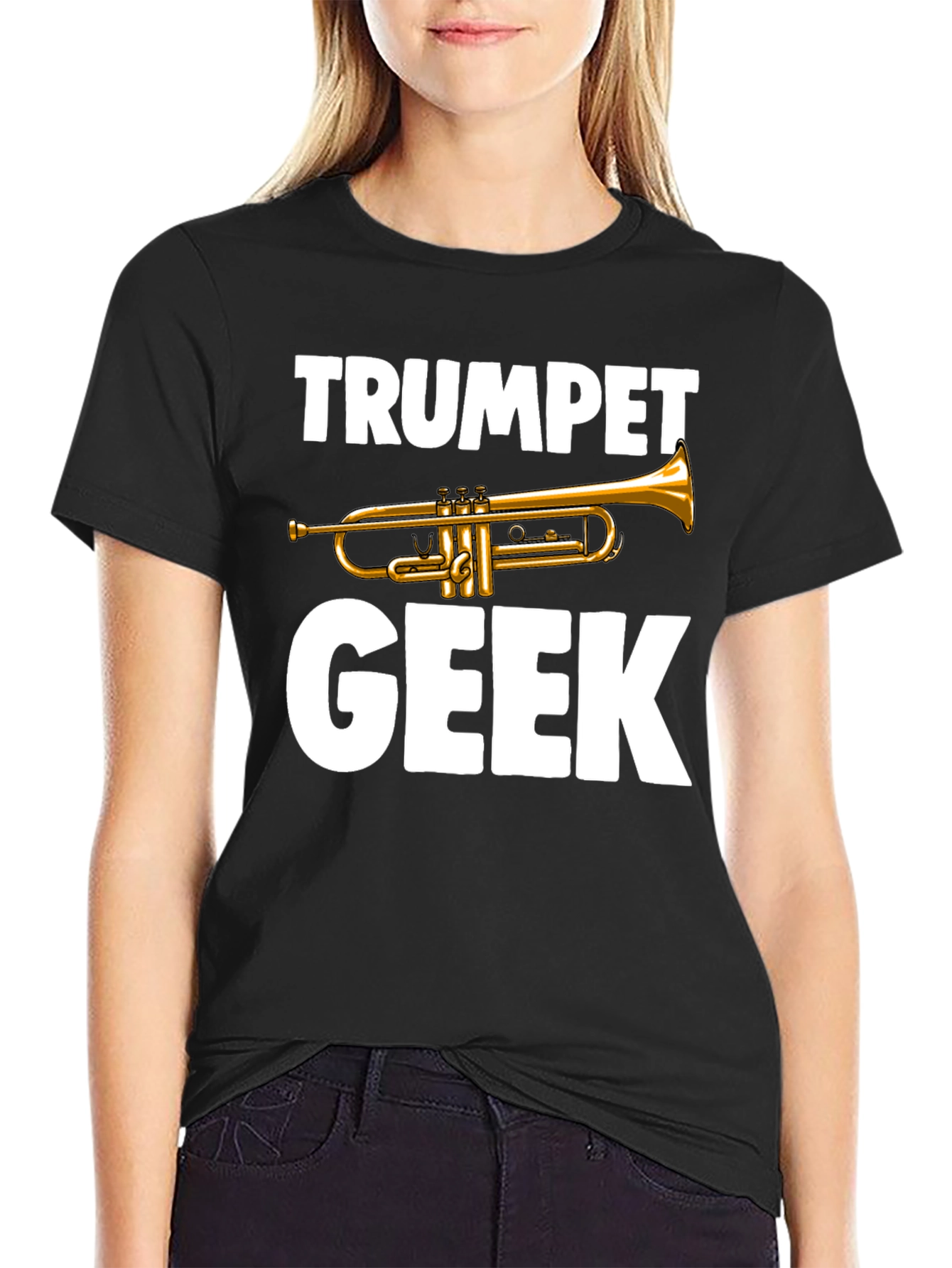 Trumpet Geek T-Shirt - Musician Novelty Tee