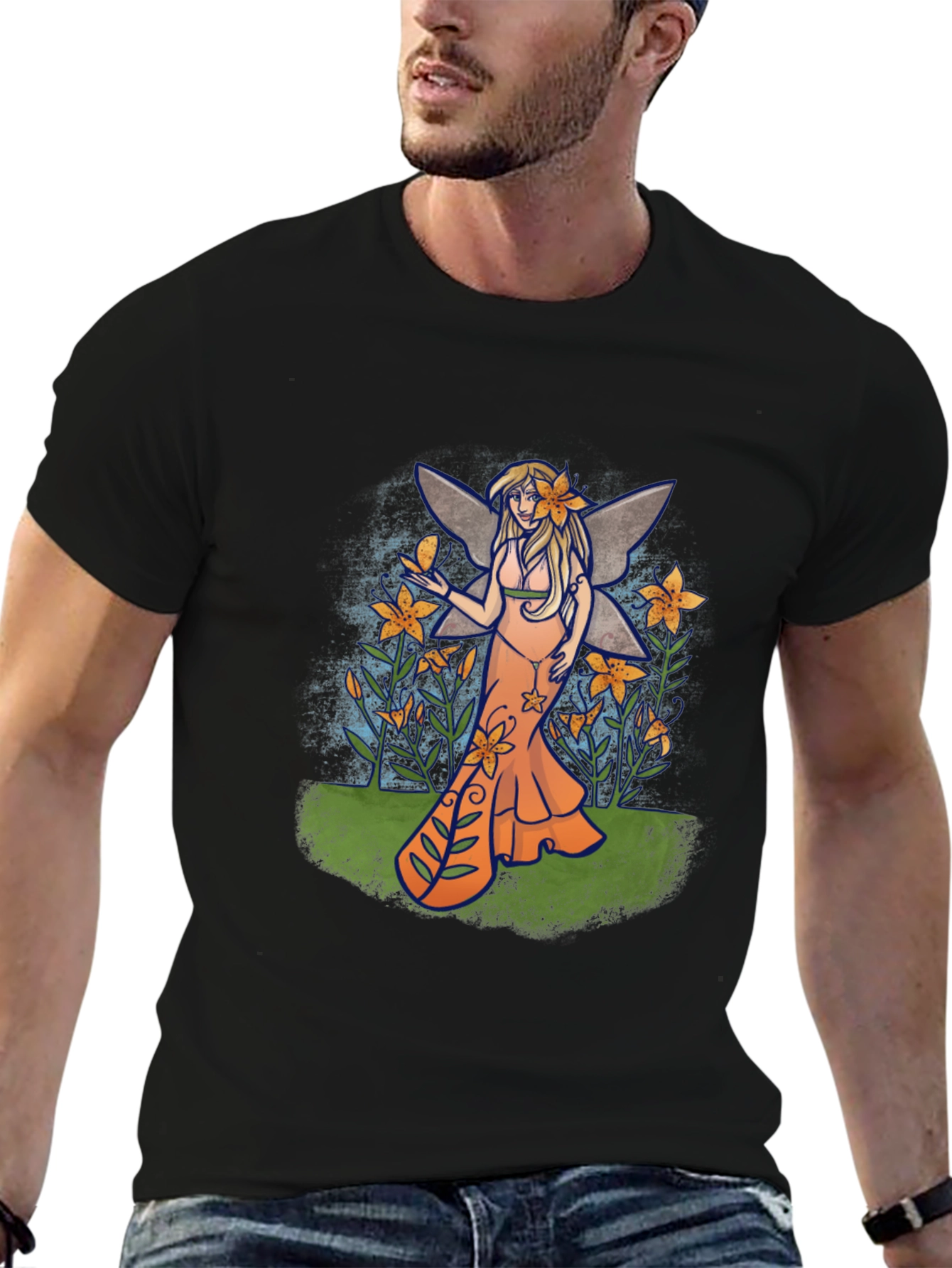 Fairy Graphic T-Shirt - Unique Fantasy Tee