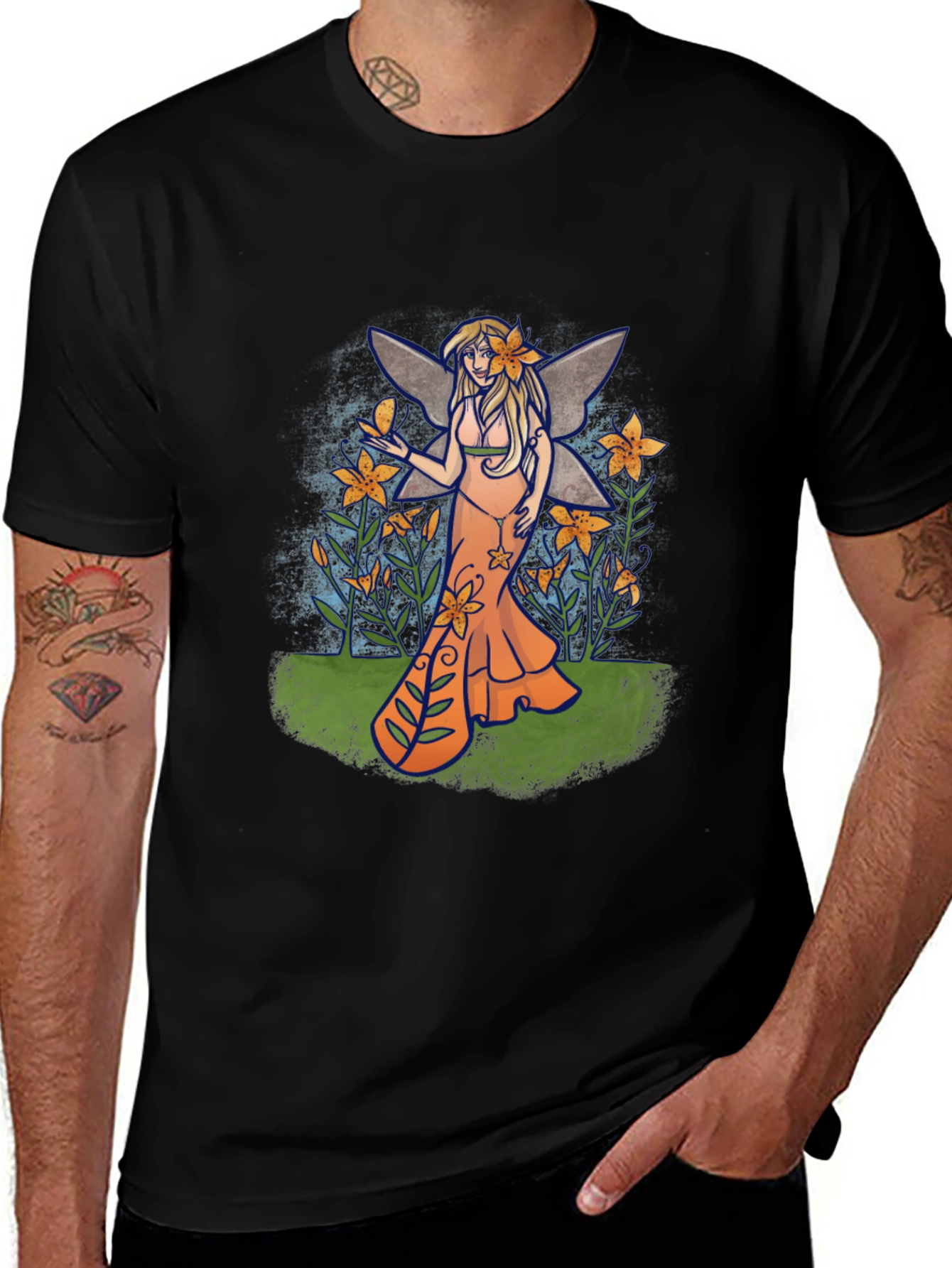 Fairy Graphic T-Shirt - Unique Fantasy Tee