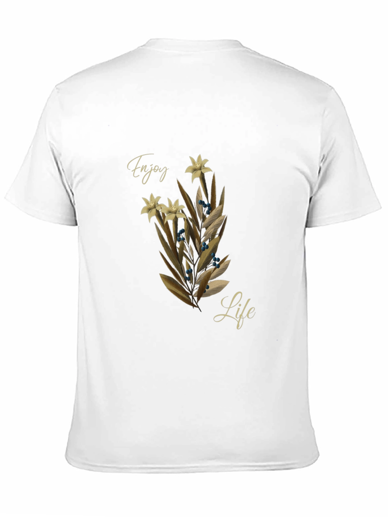 Enjoy Life Floral Graphic Tee