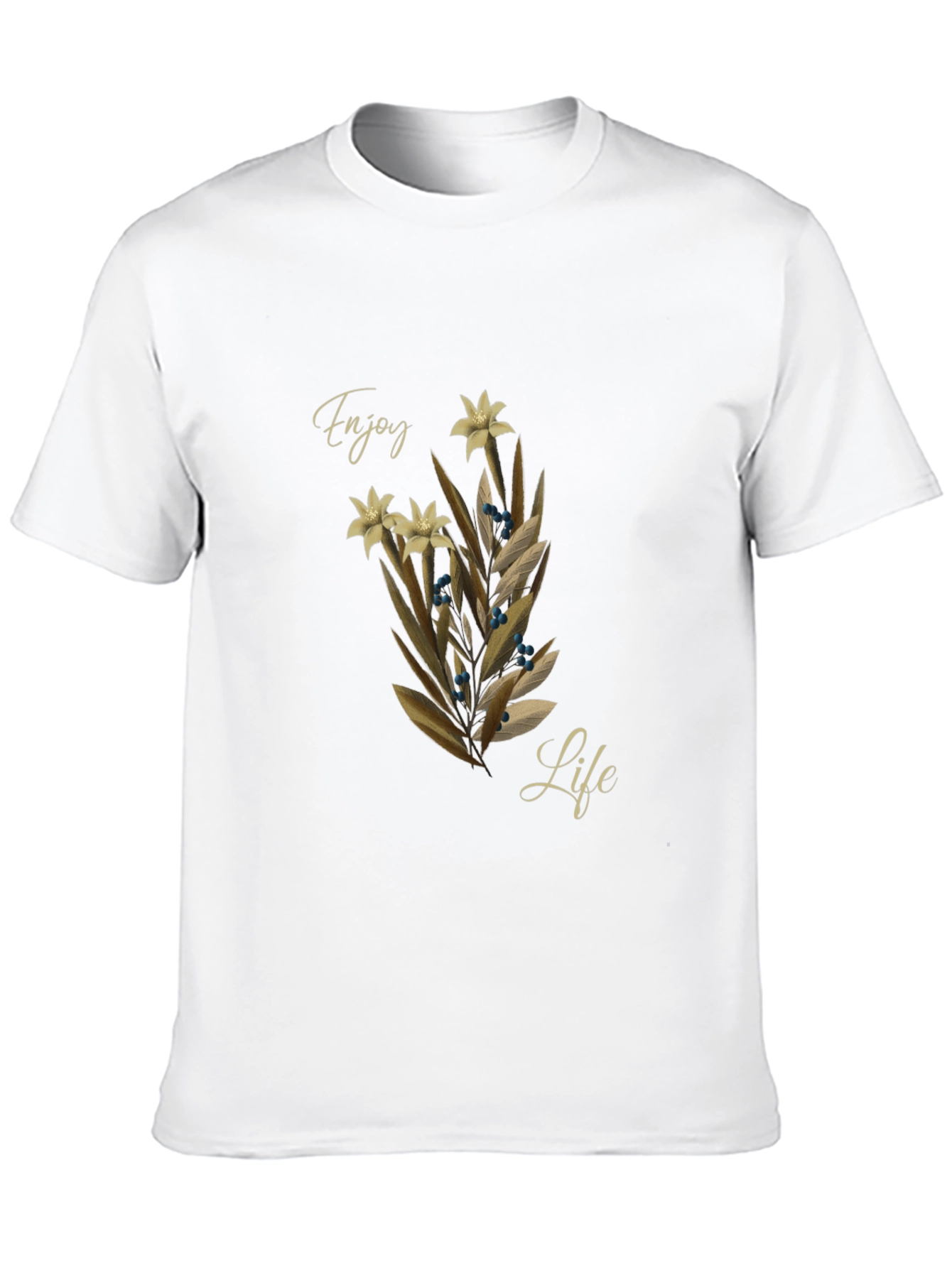 Enjoy Life Floral Graphic Tee