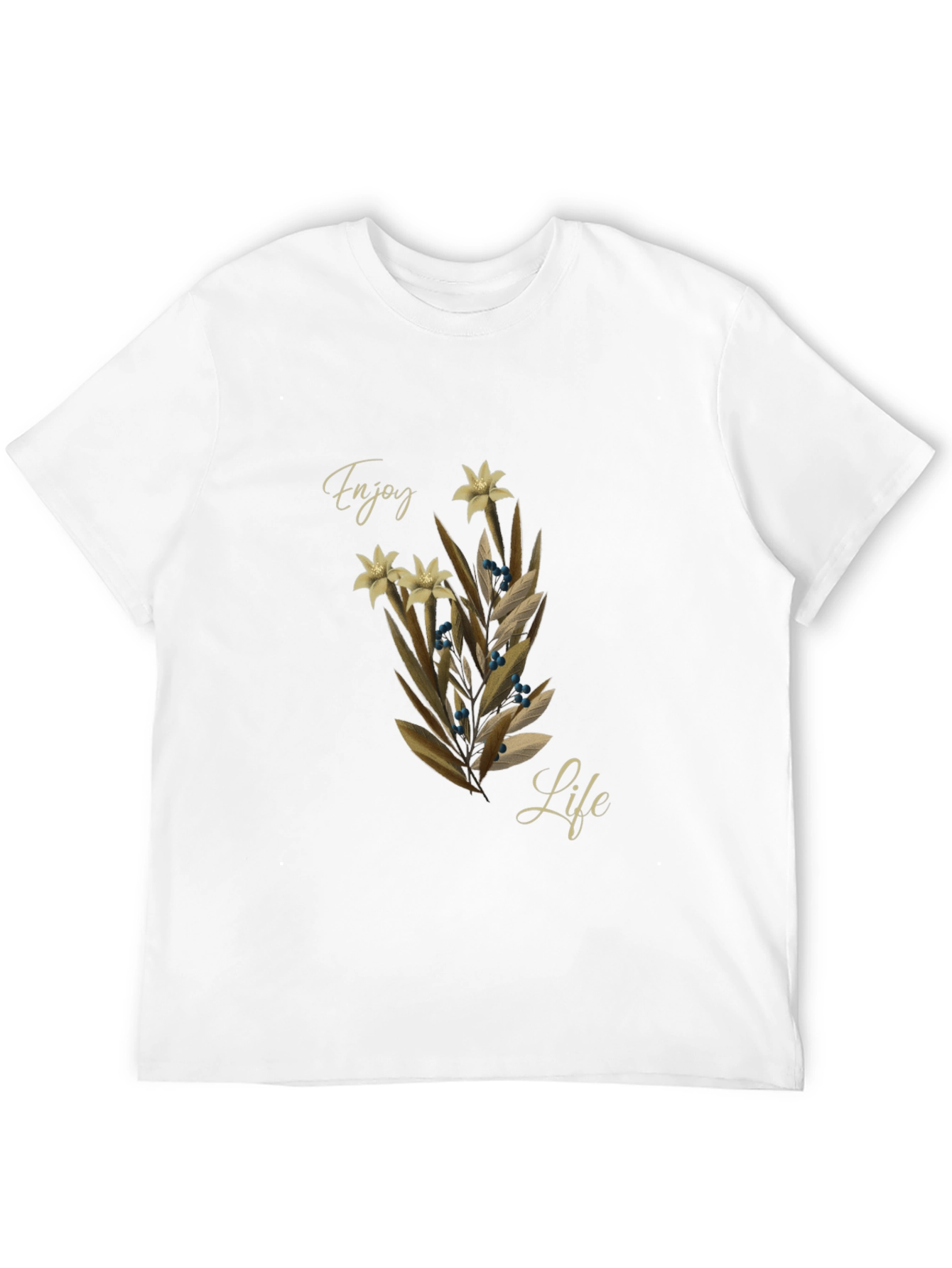Enjoy Life Floral Graphic Tee