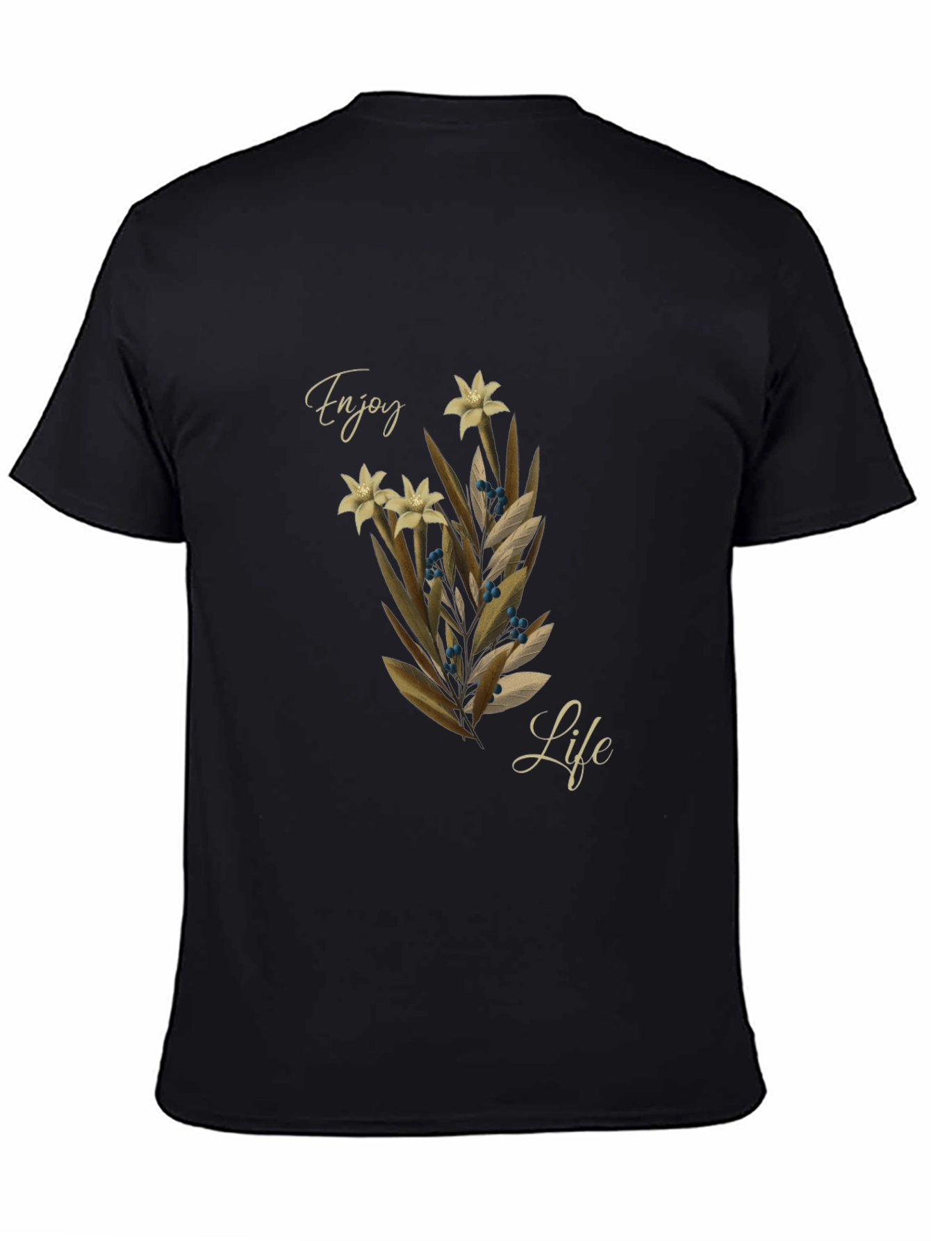 Enjoy Life Floral Graphic Tee