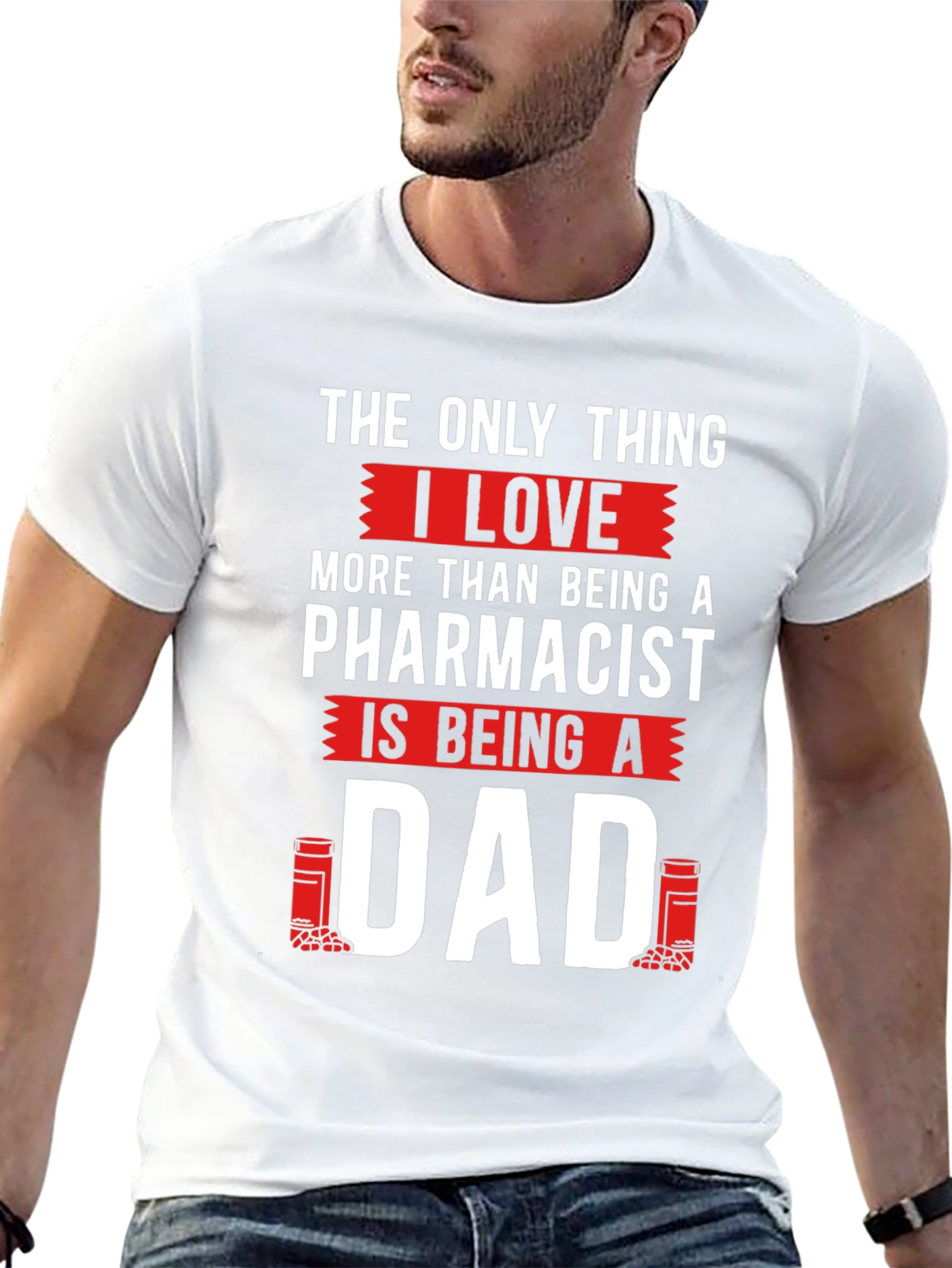 Pharmacist Dad T-Shirt - Gift for Fathers