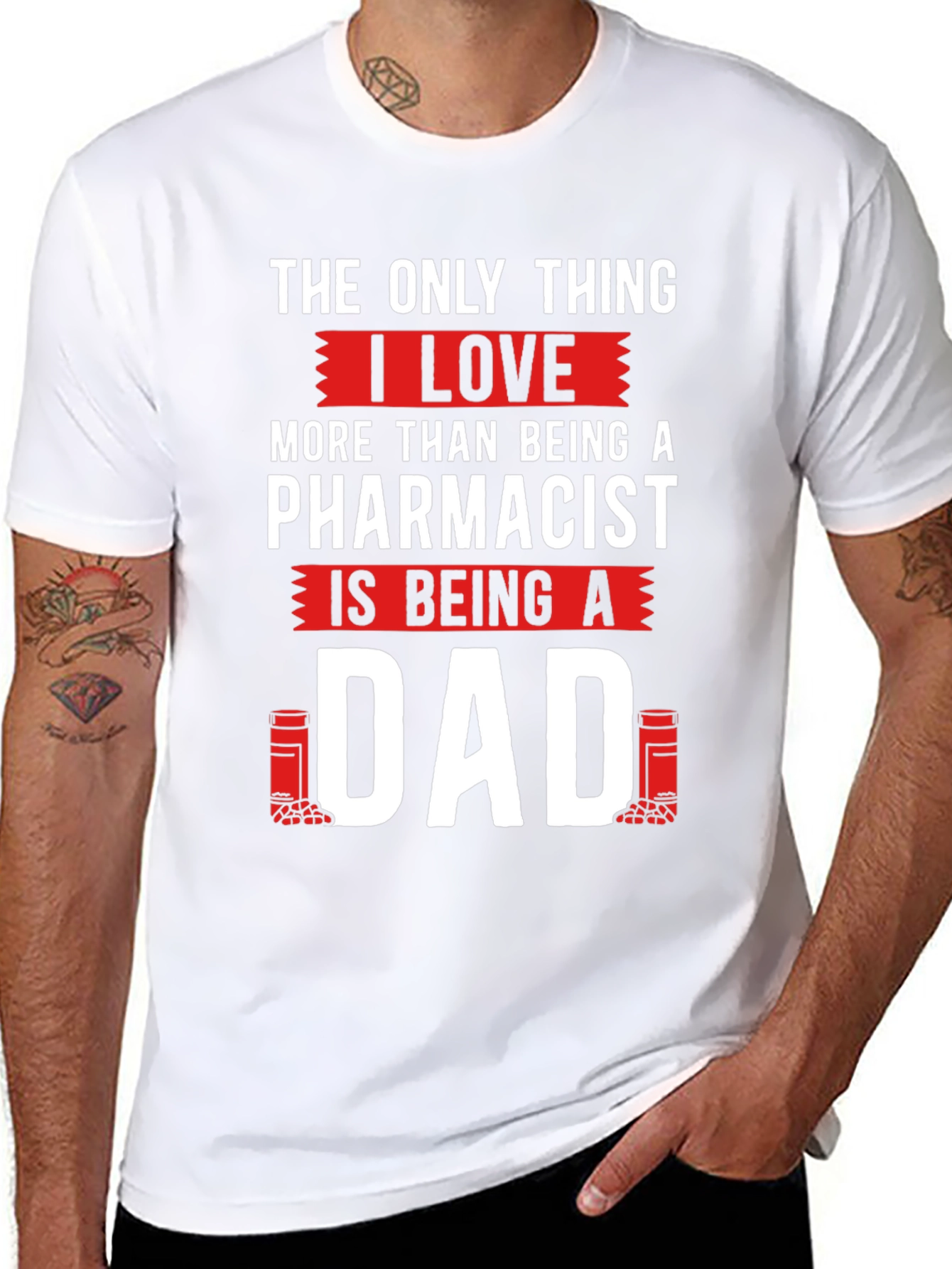 Pharmacist Dad T-Shirt - Gift for Fathers