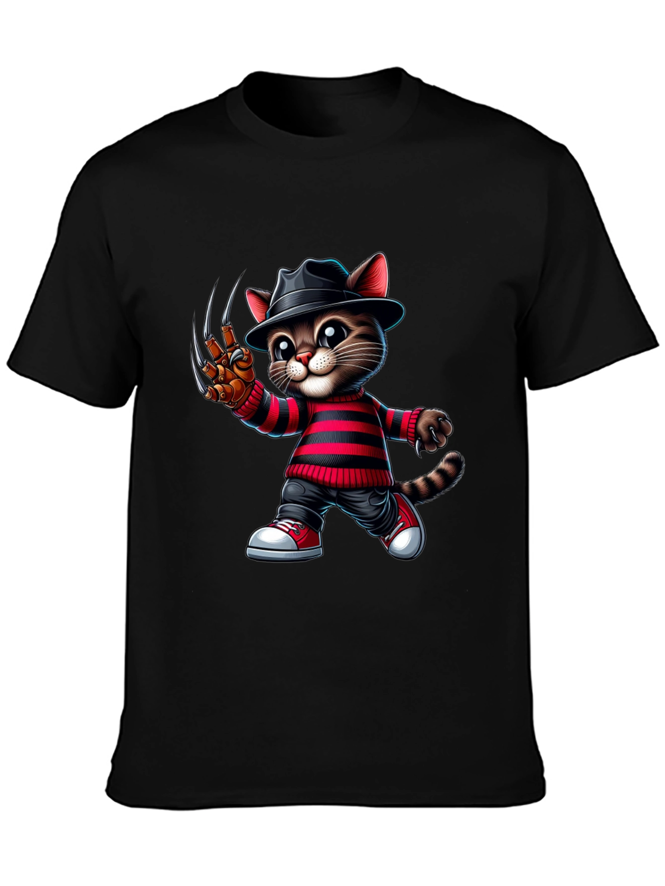 Krueger Cat Graphic T-Shirt