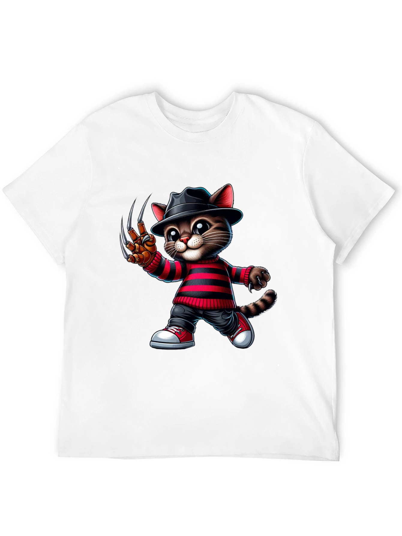 Krueger Cat Graphic T-Shirt