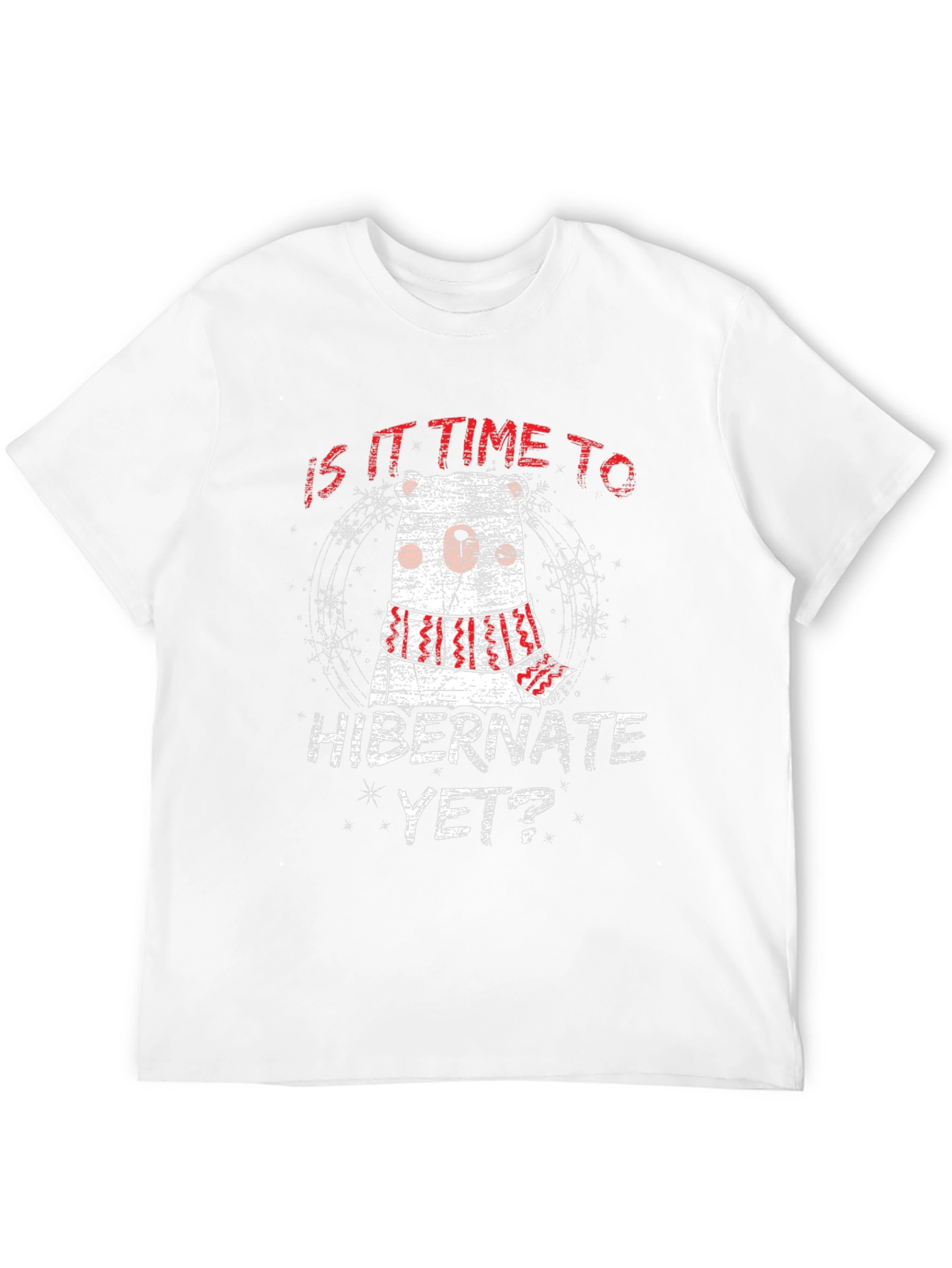 Hibernate Bear Graphic Tee - Winter Comfort