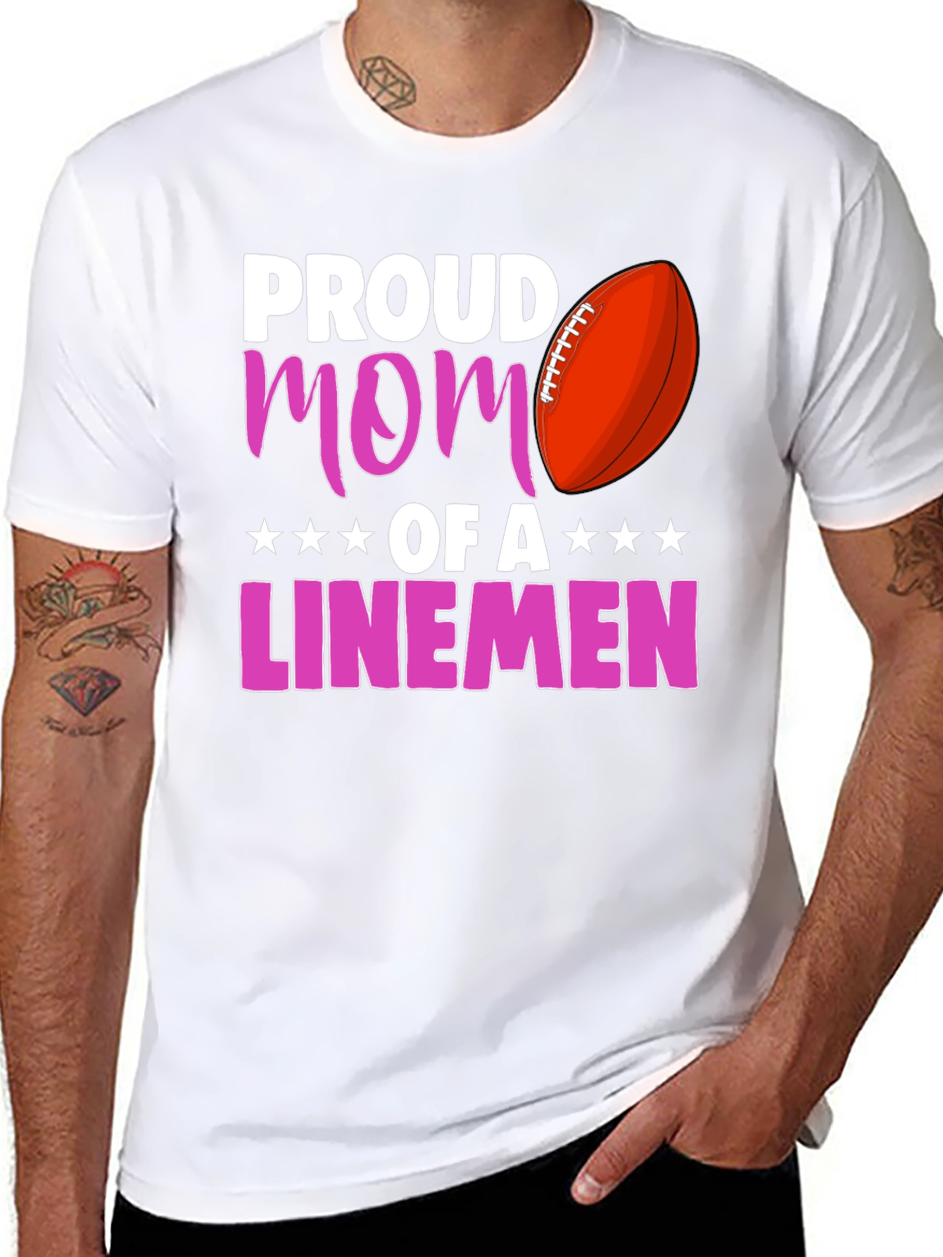 Proud Mom of a Linemen T-Shirt