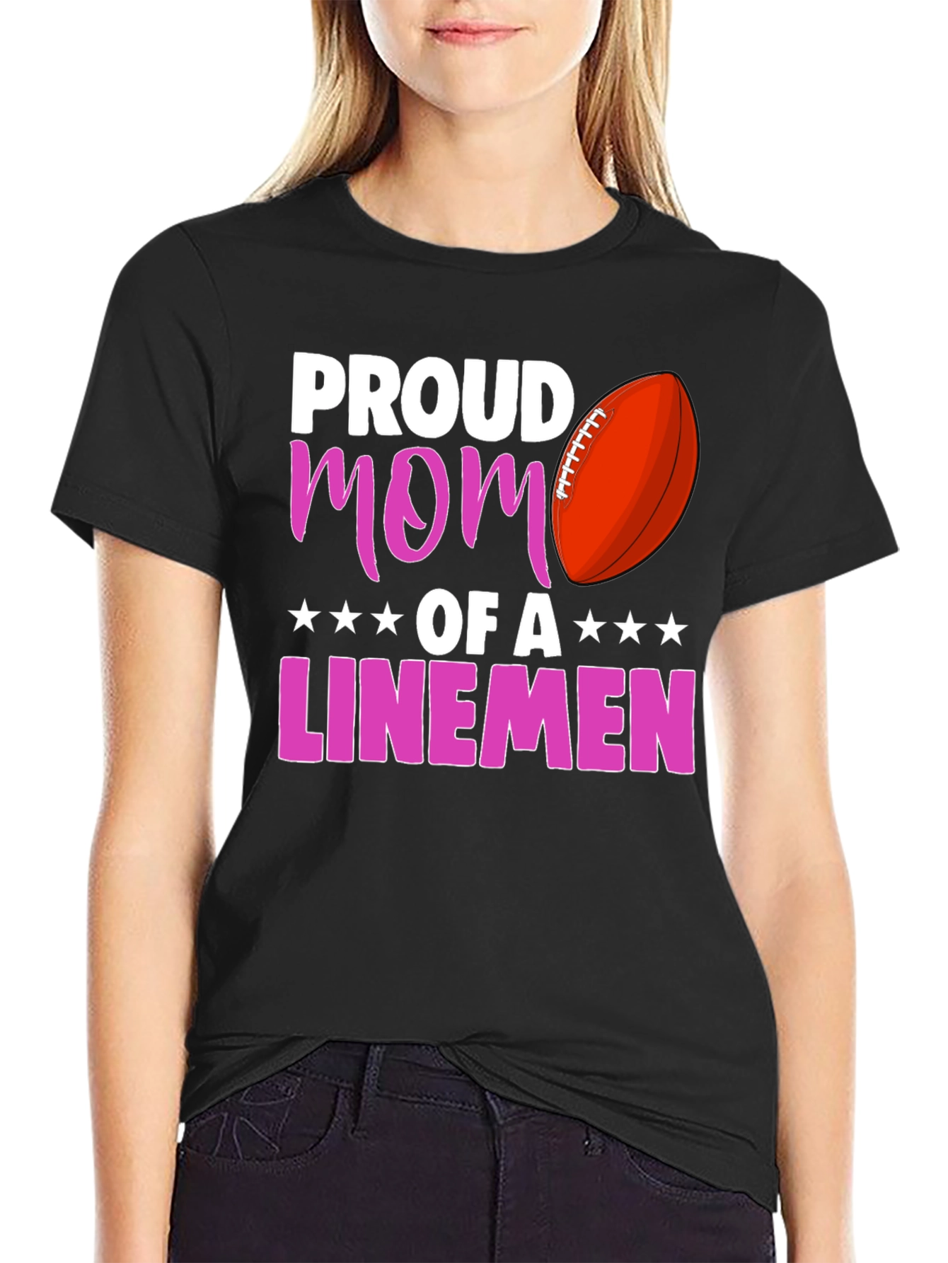 Proud Mom of a Linemen T-Shirt