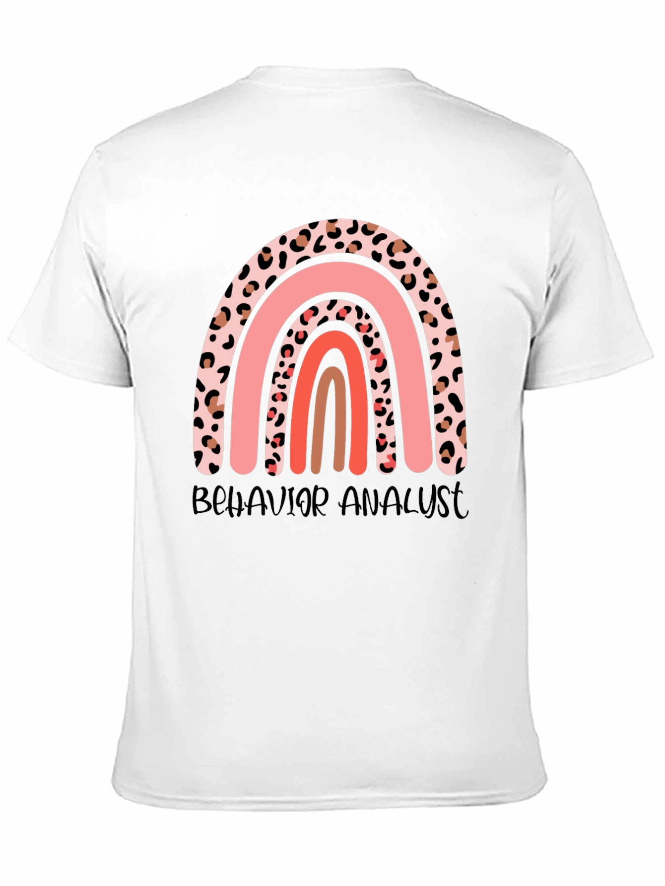 Behavior Analyst Rainbow Graphic Tee