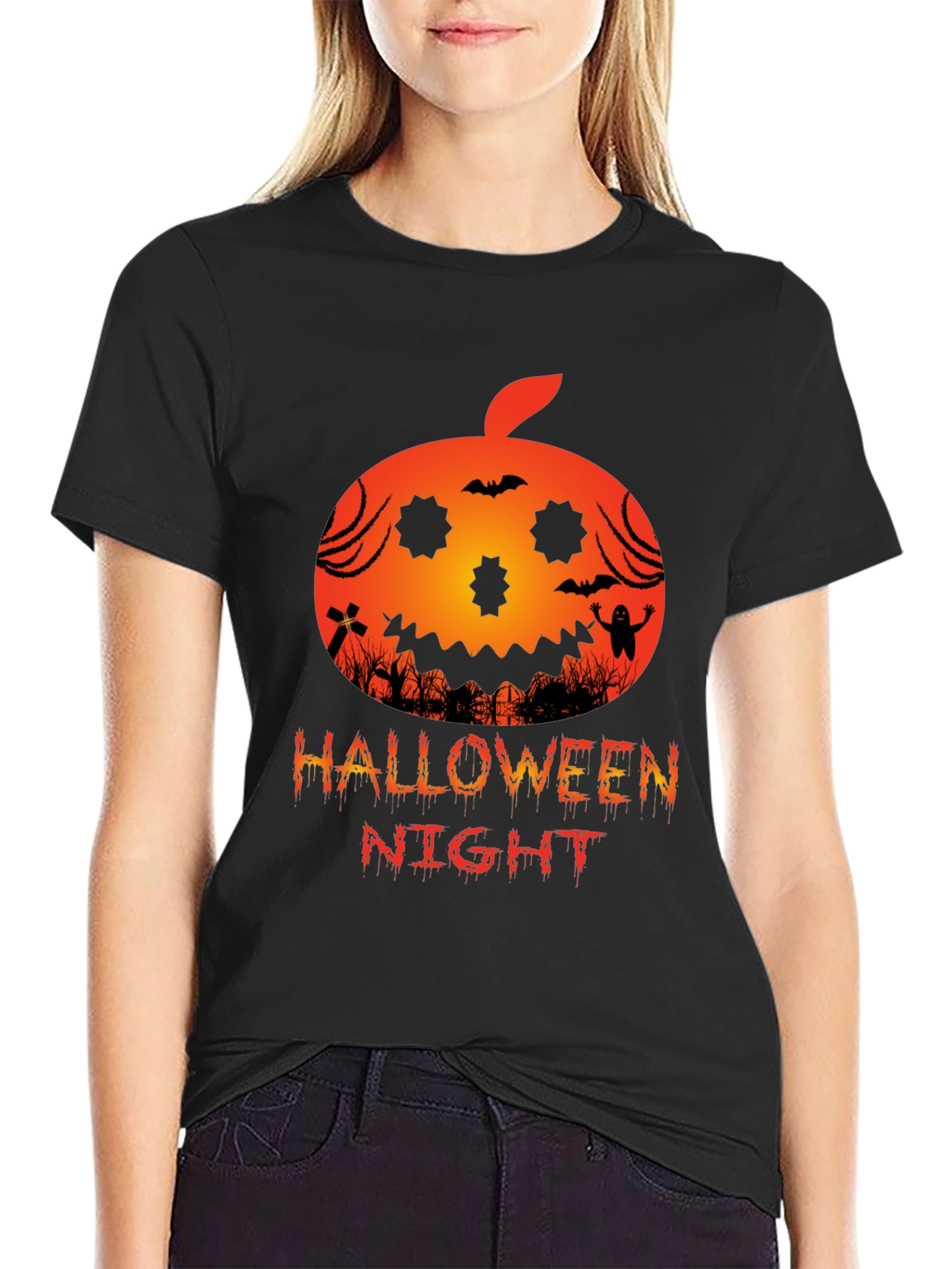 Halloween Night Pumpkin T-Shirt