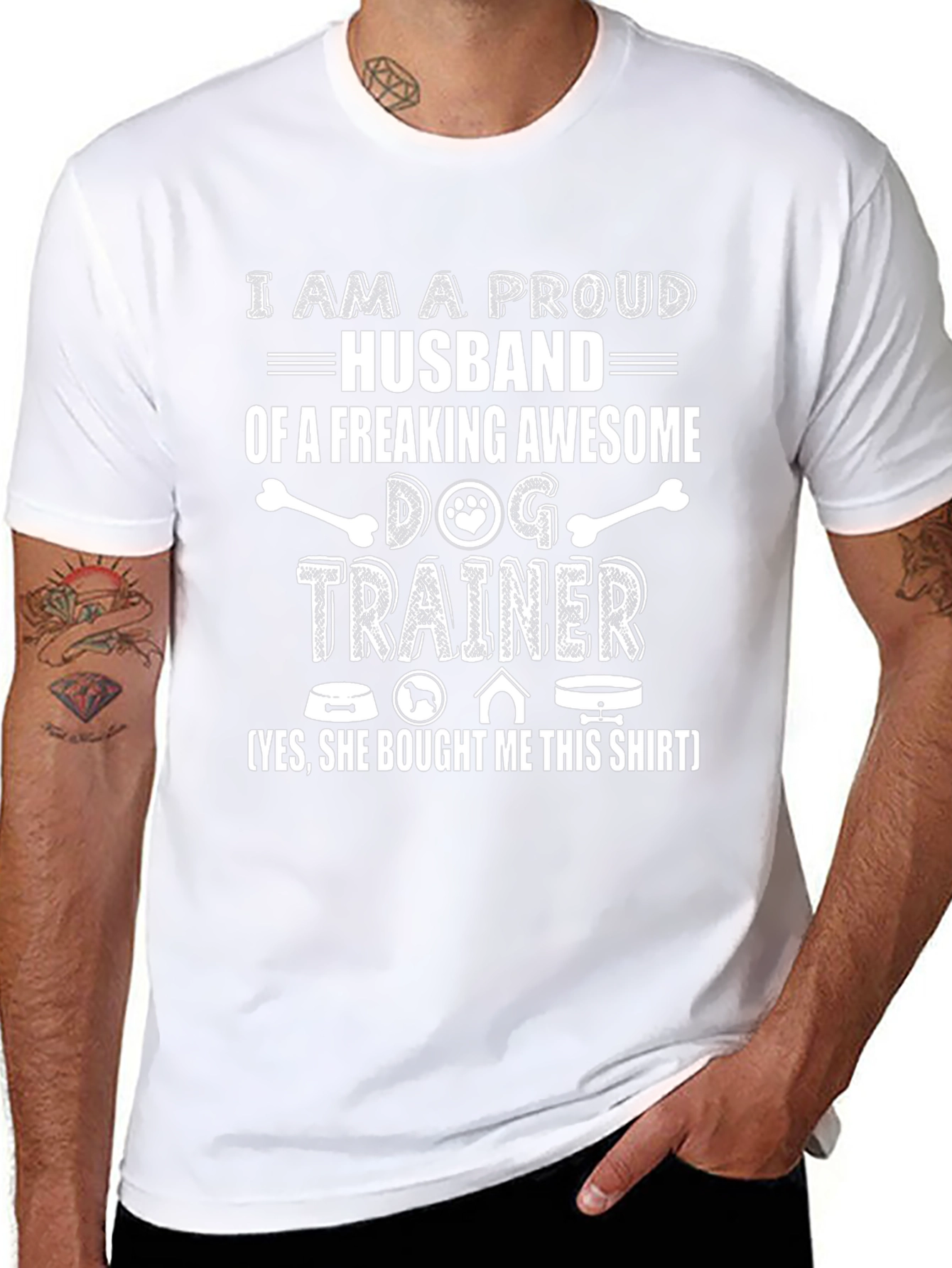 Proud Husband of a Dog Trainer T-Shirt