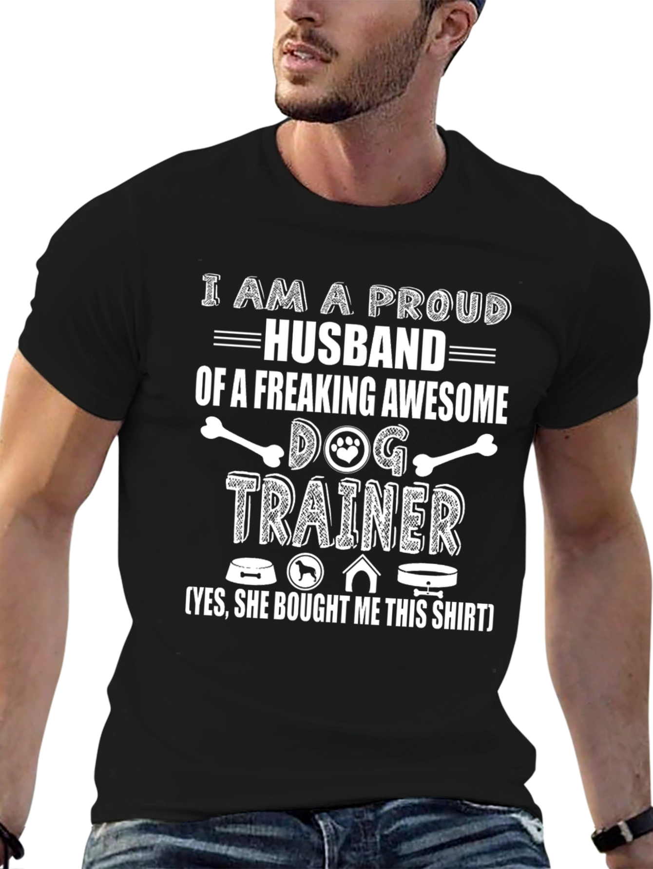 Proud Husband of a Dog Trainer T-Shirt