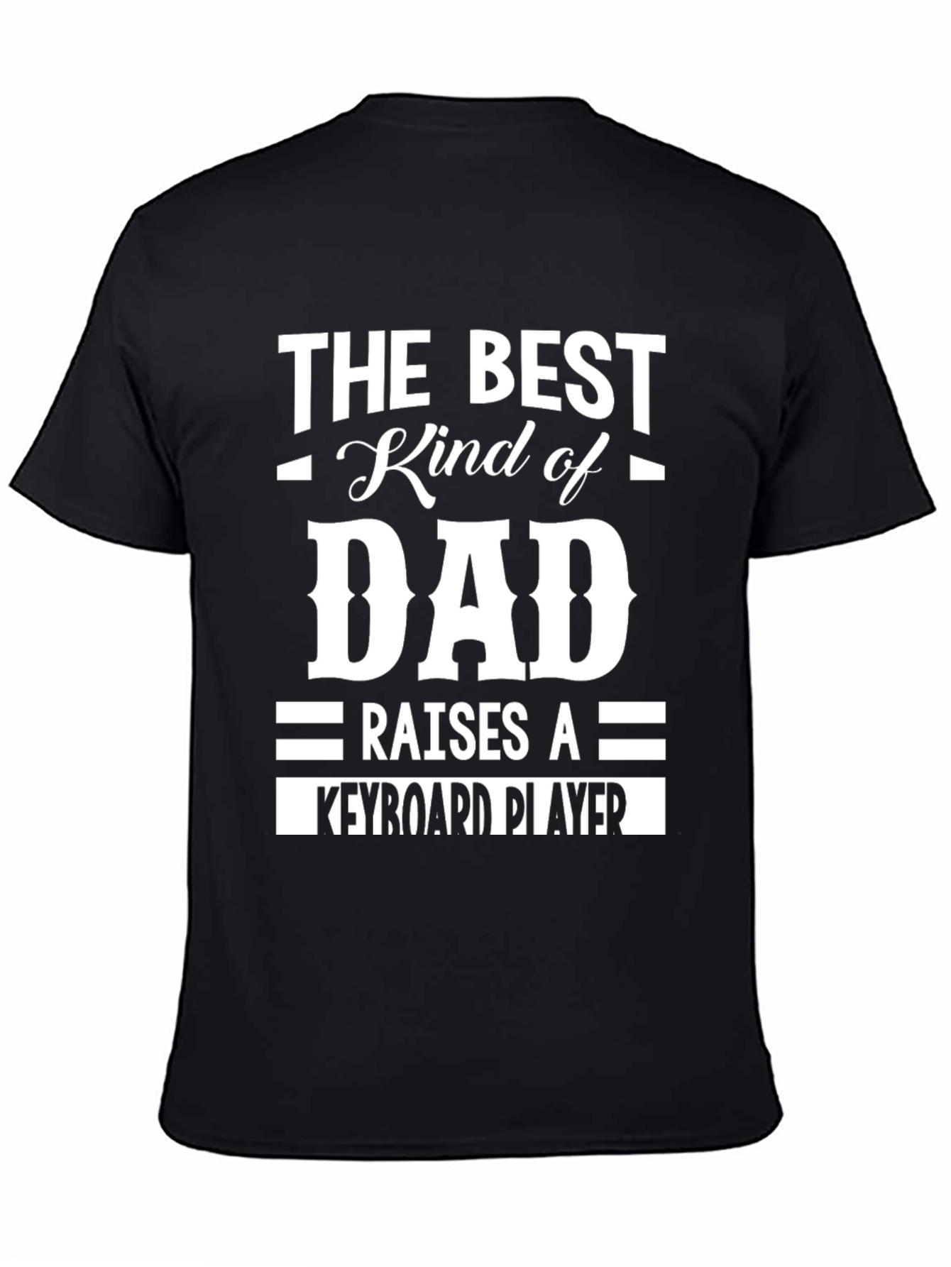 Best Dad Keyboard Player T-Shirt